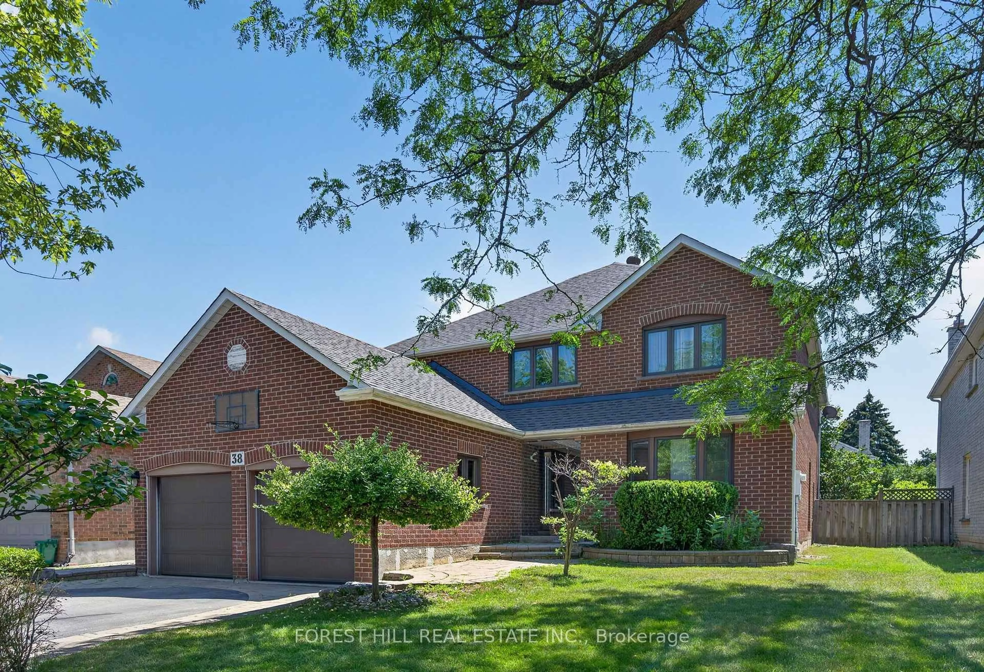 Home with brick exterior material, street for 38 Crystal Dr, Richmond Hill Ontario L4C 7Y4