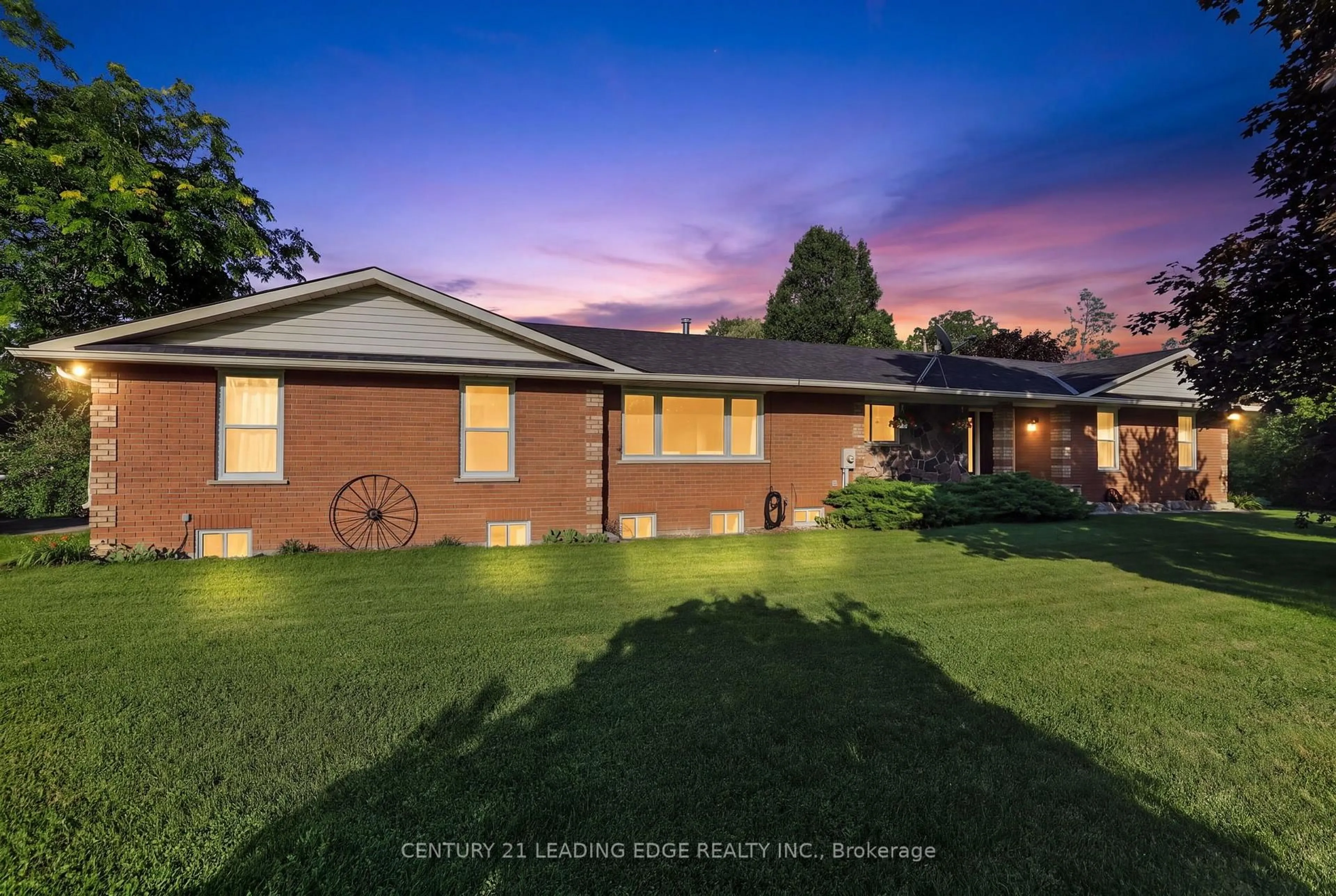 Home with brick exterior material, unknown for 23233 Miles Rd, Georgina Ontario L0E 1R0