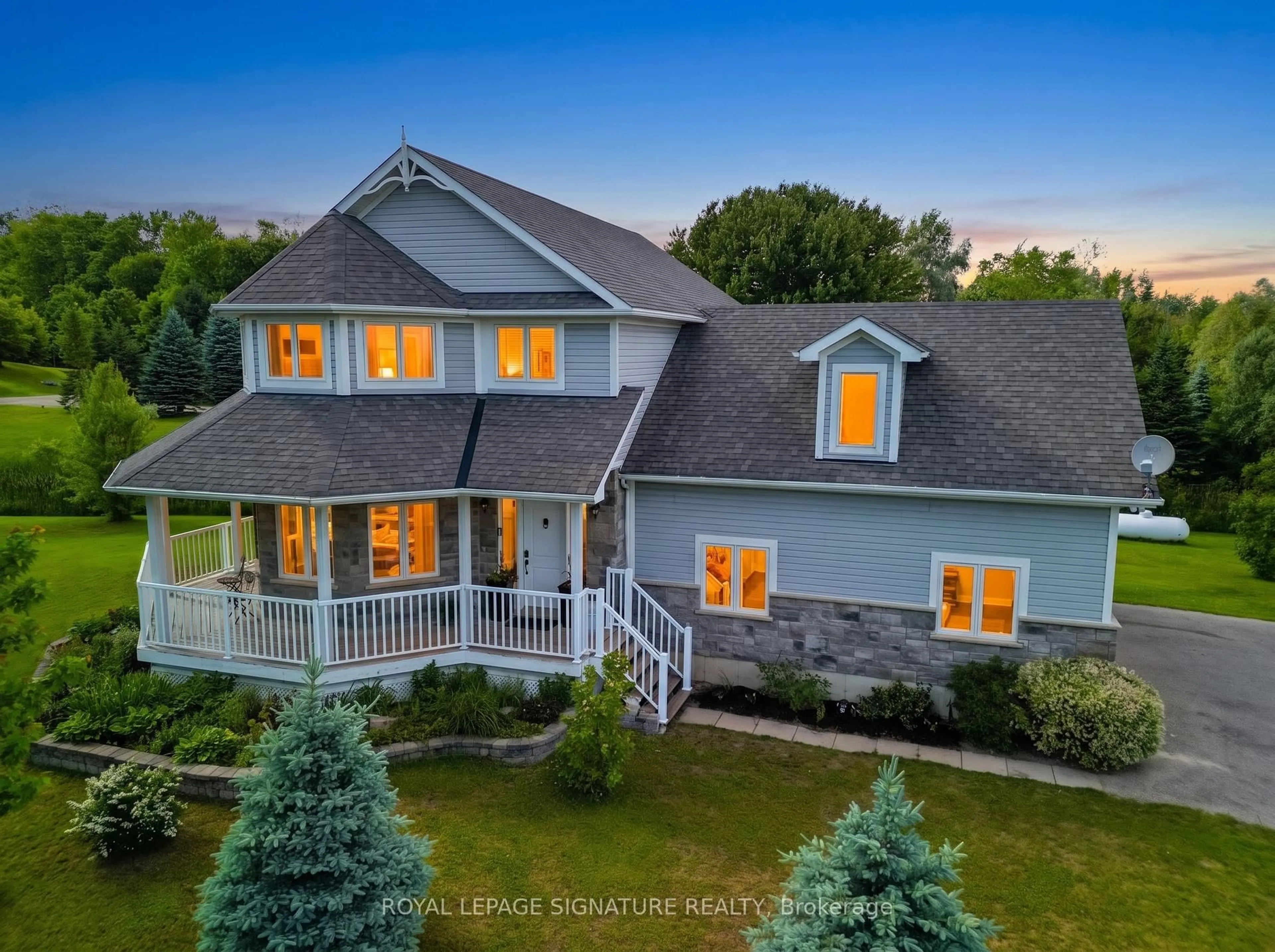 A pic from outside/outdoor area/front of a property/back of a property/a pic from drone, unknown for 65 Cindy Lane, Adjala-Tosorontio Ontario L0M 1M0