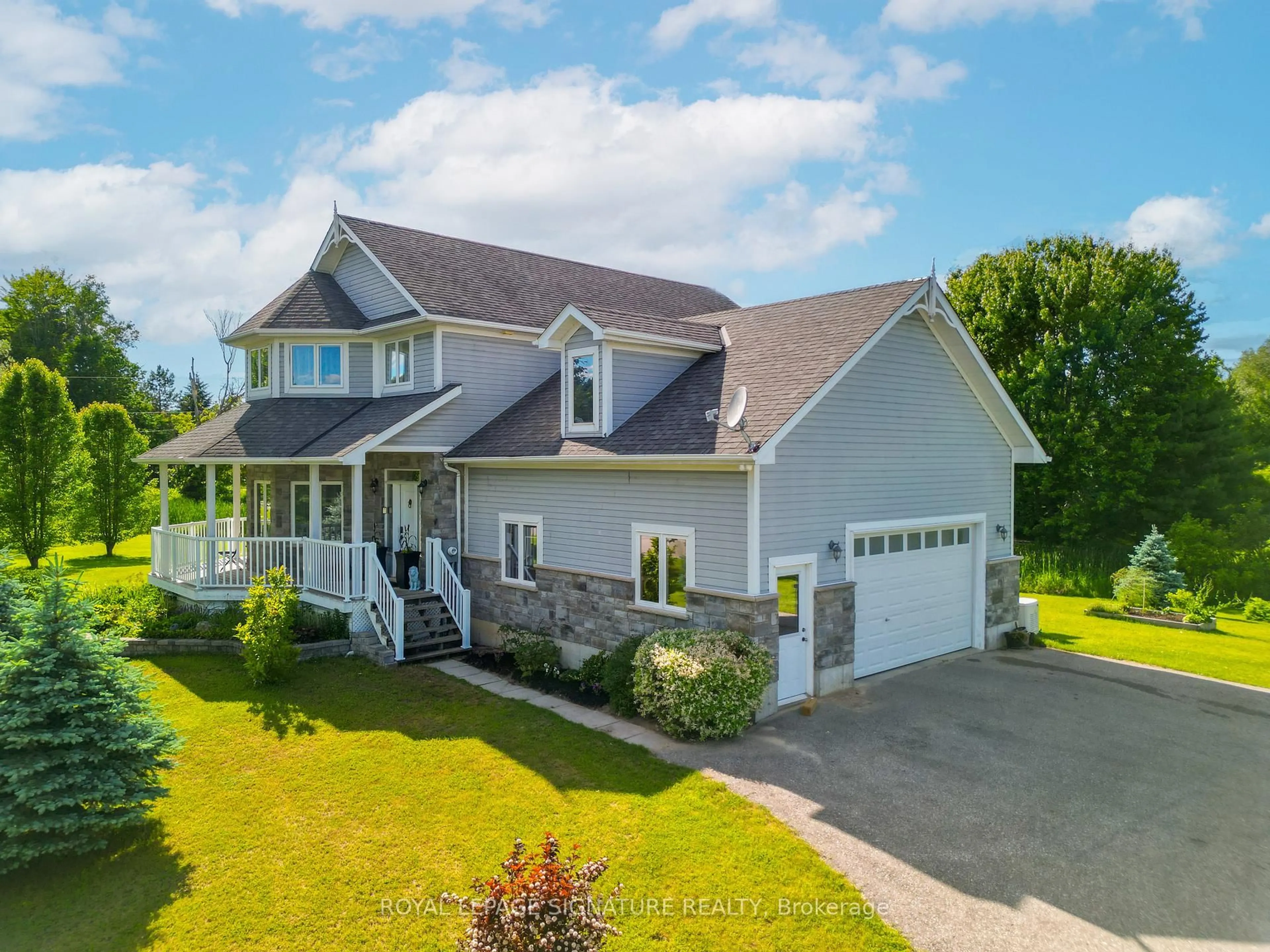 A pic from outside/outdoor area/front of a property/back of a property/a pic from drone, unknown for 65 Cindy Lane, Adjala-Tosorontio Ontario L0M 1M0