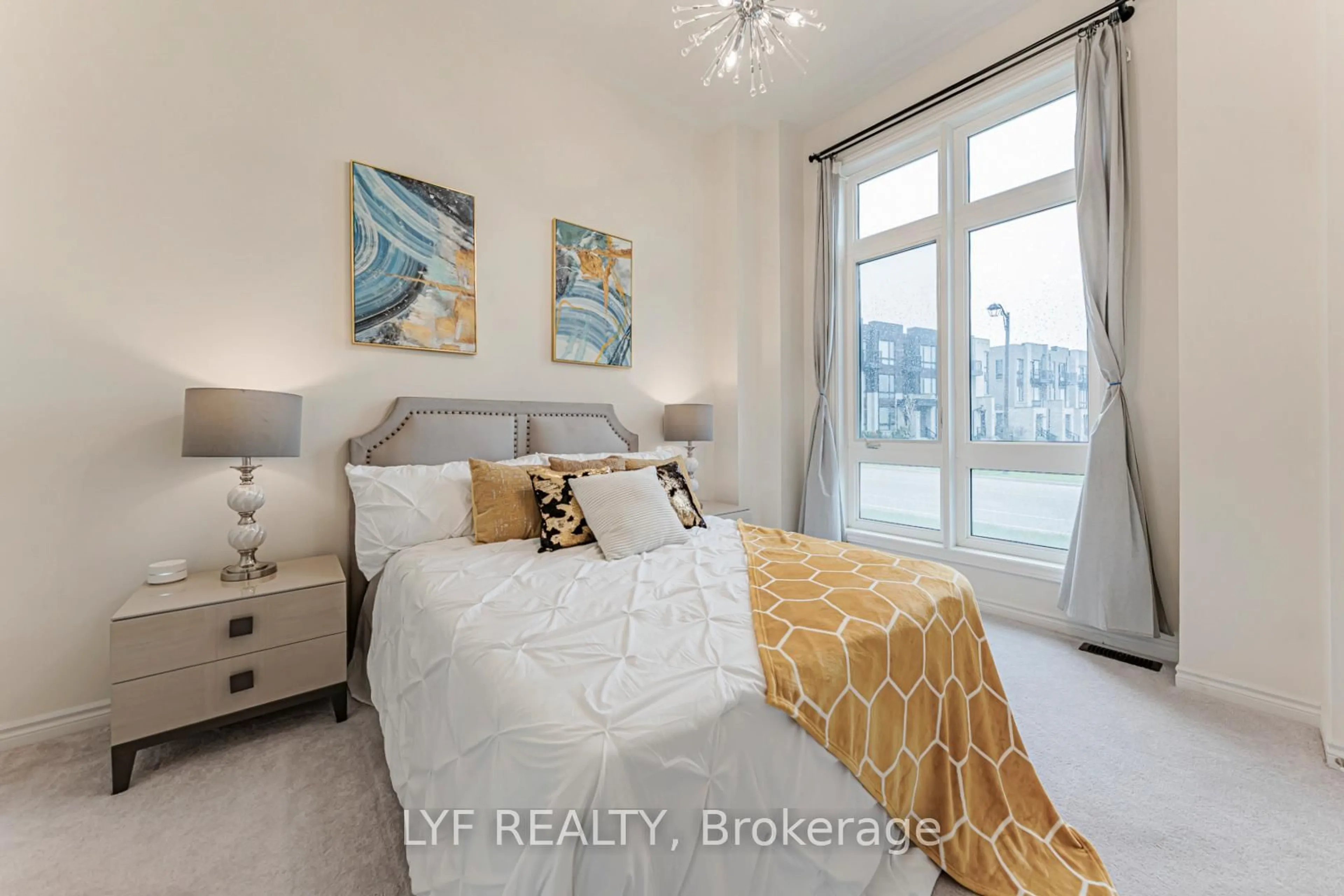 Bedroom with bed, unknown for 20 Lord Melborne St, Markham Ontario L6C 0Z5