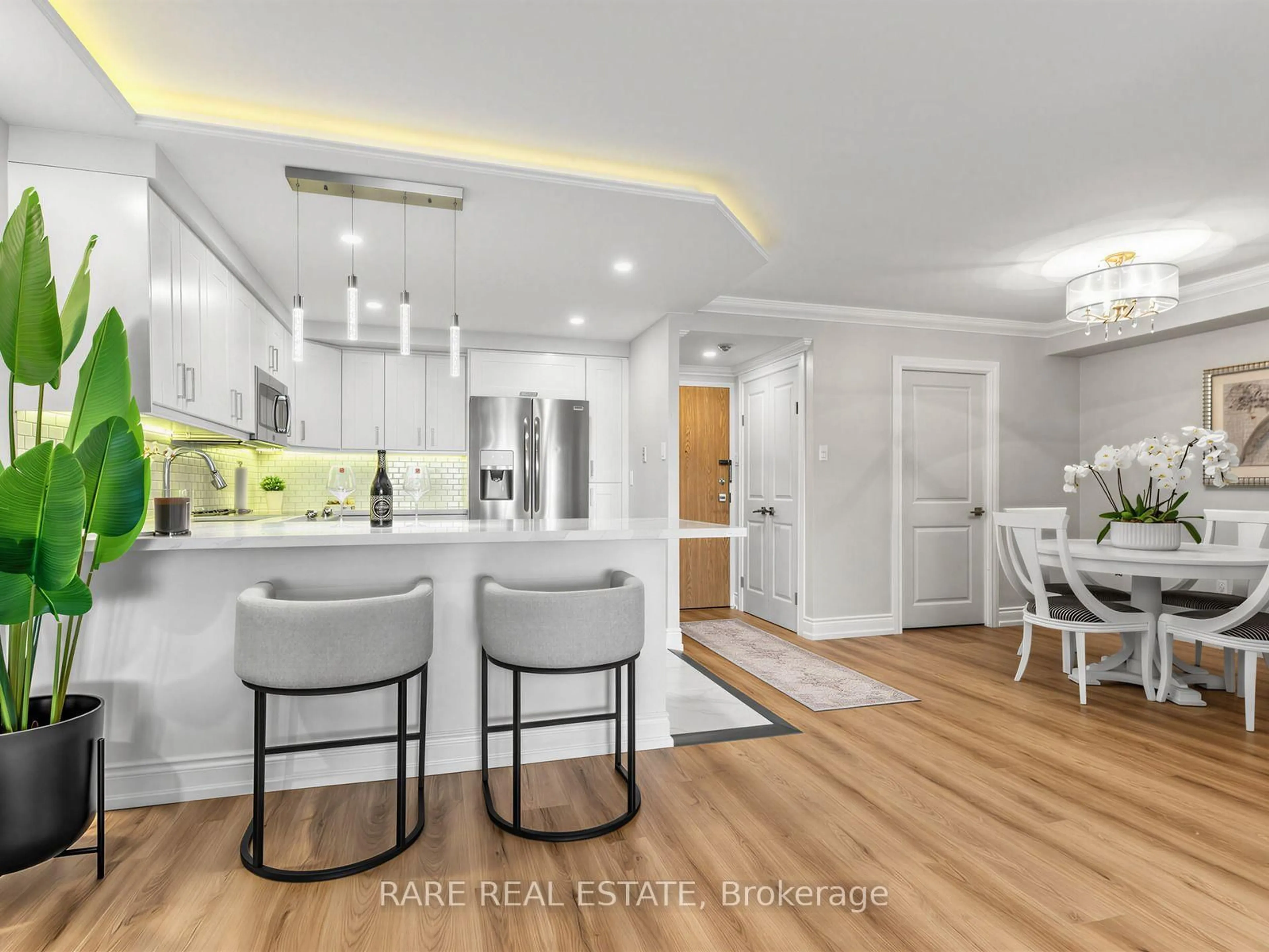 Open concept kitchen, unknown for 7601 Bathurst St #710, Vaughan Ontario L4J 4H5