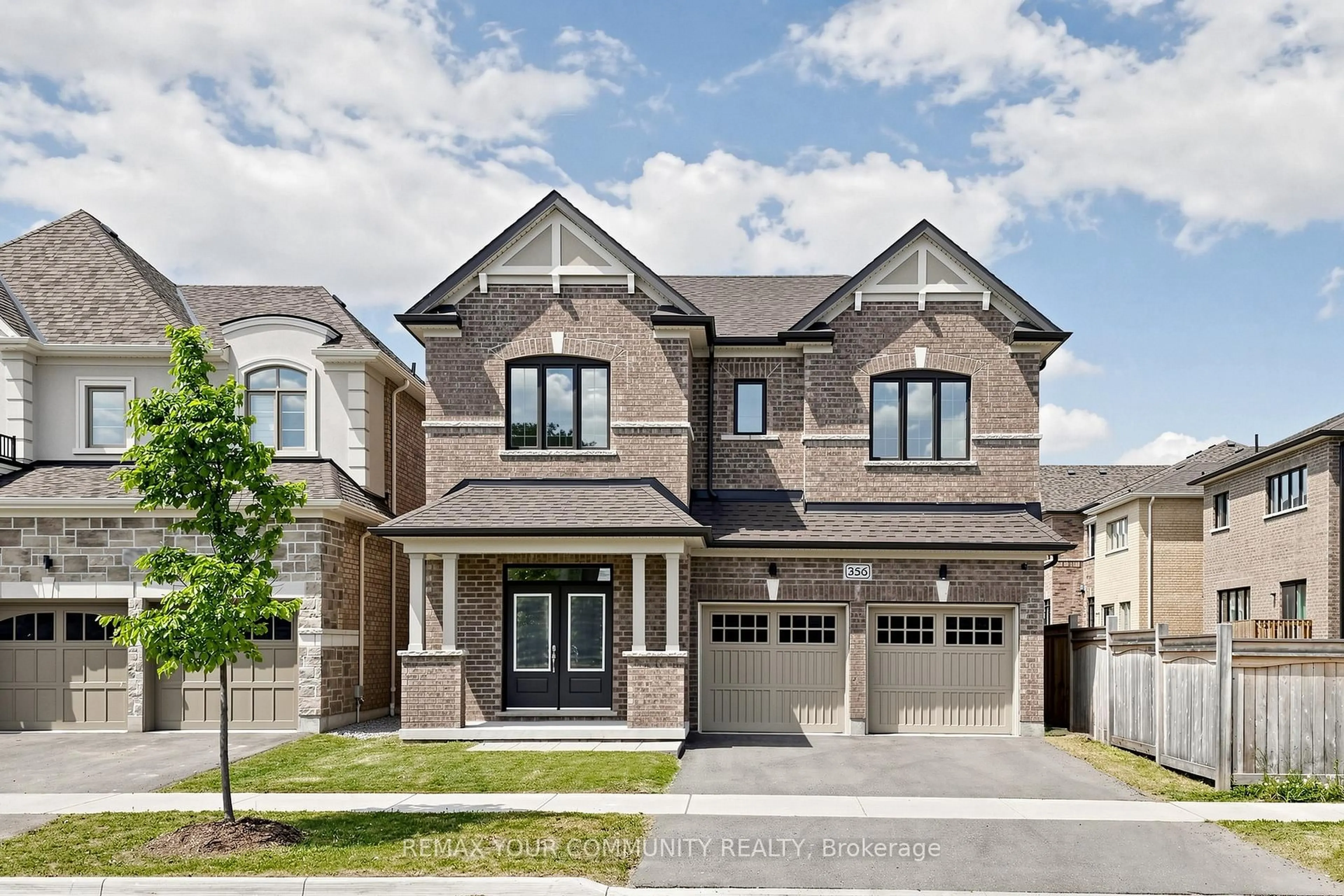 Home with brick exterior material, street for 356 Danny Wheeler Blvd, Georgina Ontario L4P 0K2