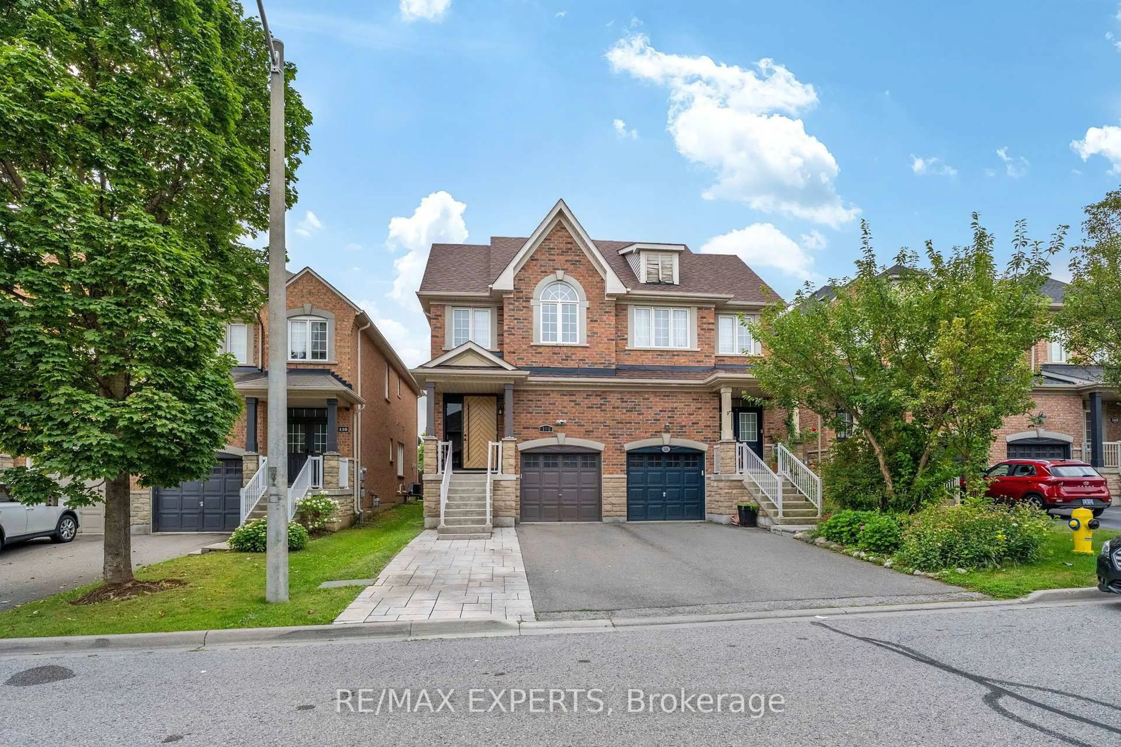 Home with brick exterior material, street for 108 Westolivia Tr, Vaughan Ontario L4J 0C2