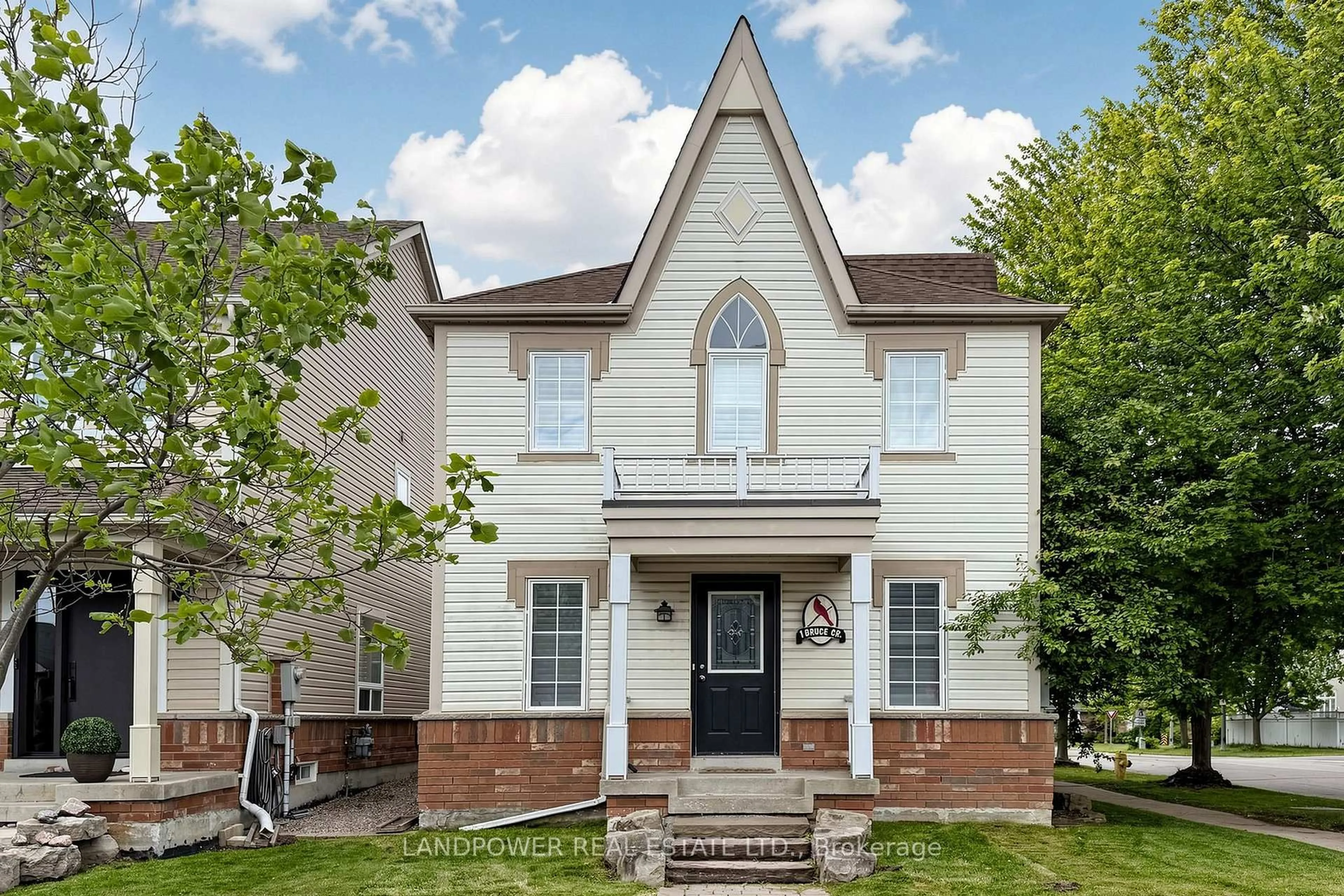 Home with brick exterior material, street for 1 Bruce Creek Dr, Markham Ontario L6C 2V9