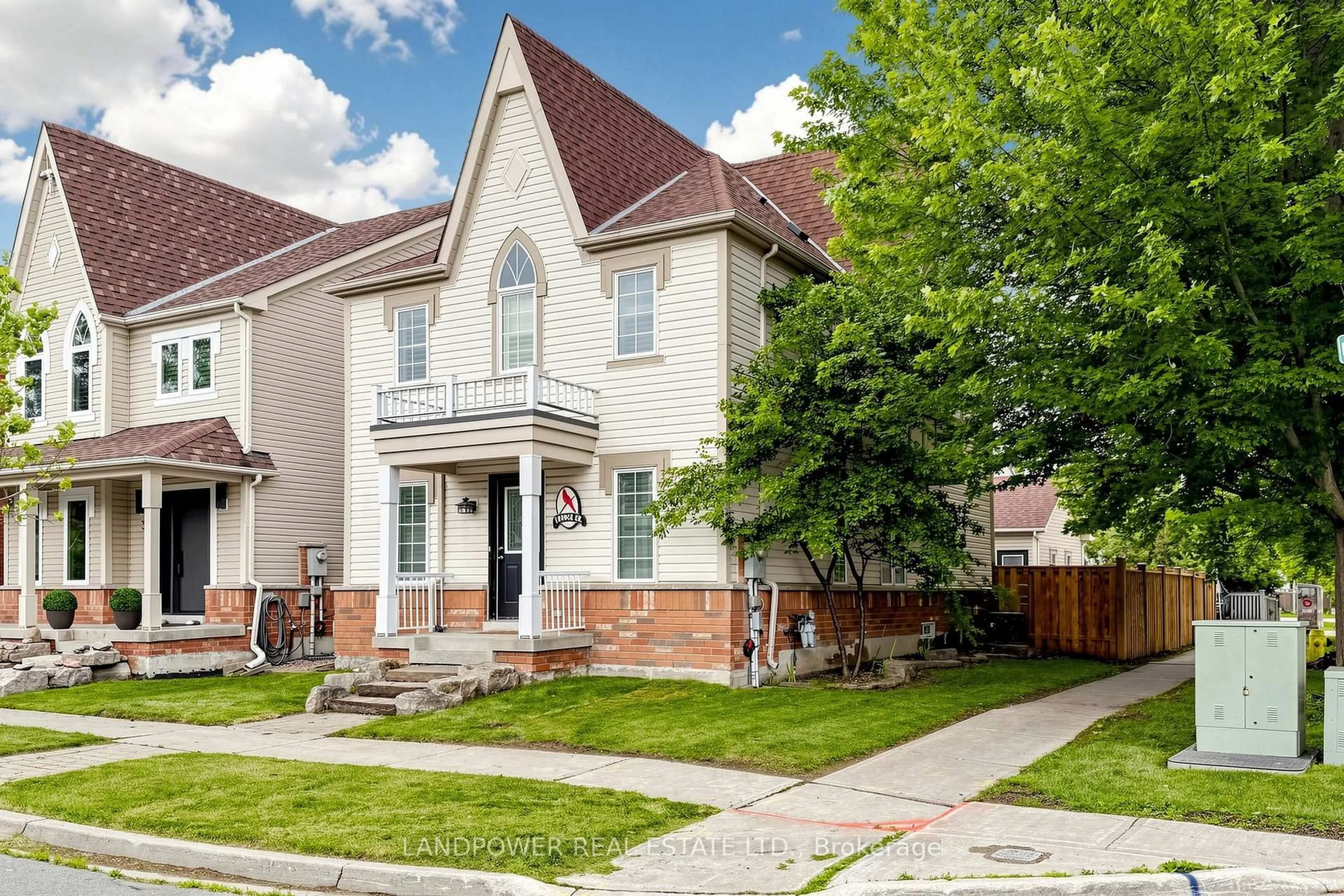 Home with brick exterior material, street for 1 Bruce Creek Dr, Markham Ontario L6C 2V9