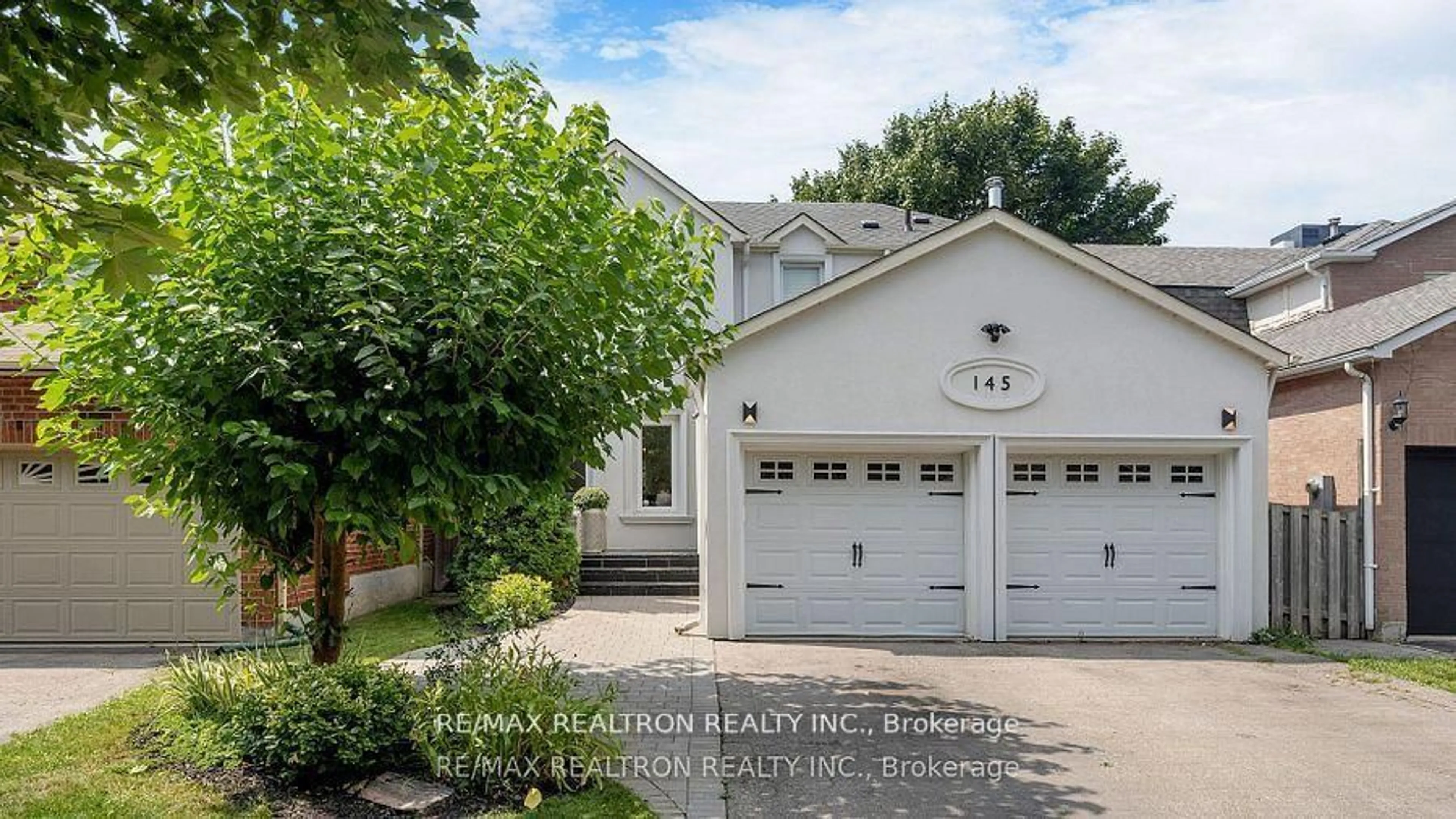 Home with vinyl exterior material, street for 145 Roseborough Cres, Vaughan Ontario L4J 4V4