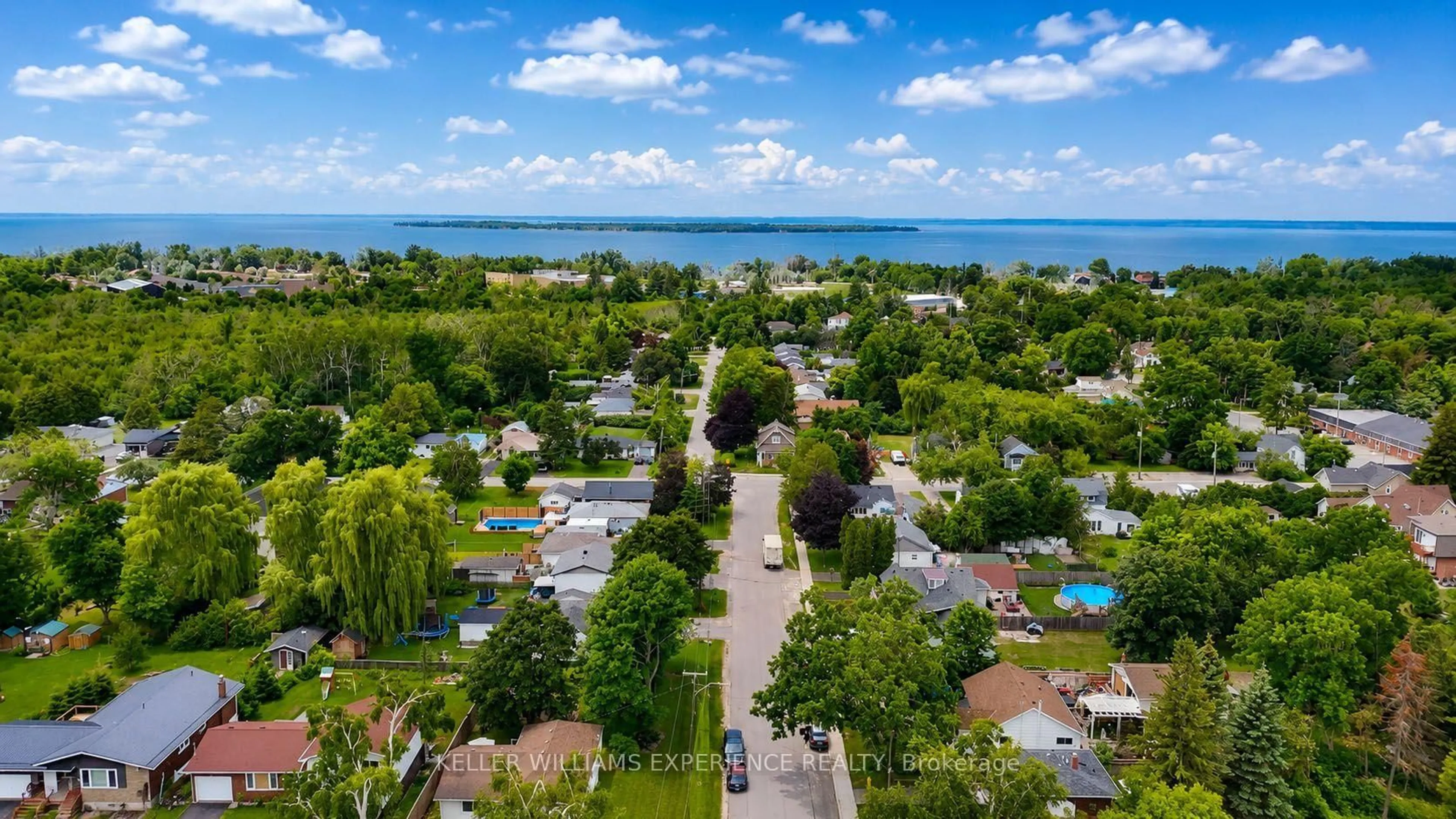 A pic from outside/outdoor area/front of a property/back of a property/a pic from drone, water/lake/river/ocean view for 353 Church St, Brock Ontario L0K 1A0
