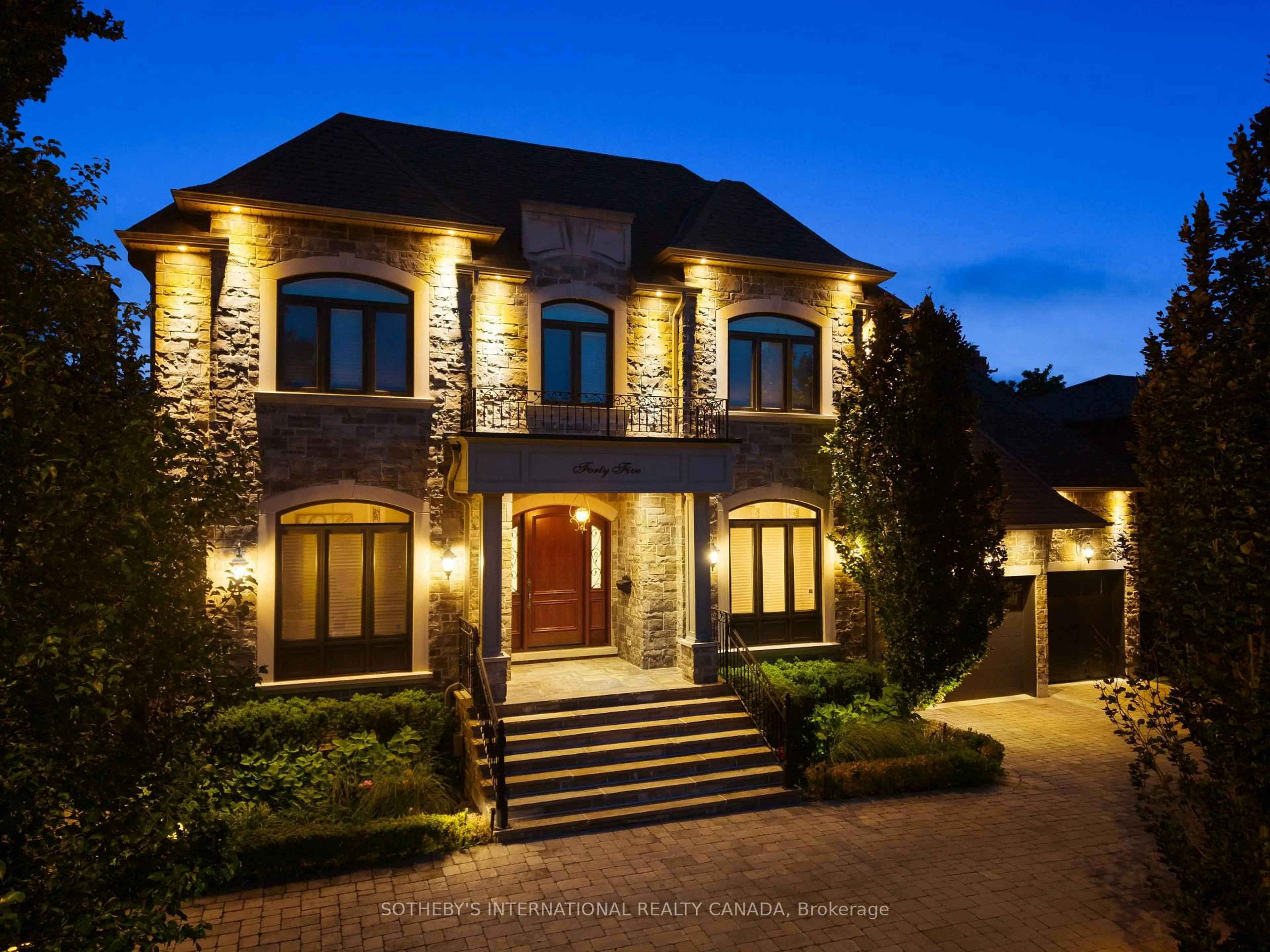 Home with brick exterior material, street for 45 Crestwood Rd, Vaughan Ontario L4J 1A4
