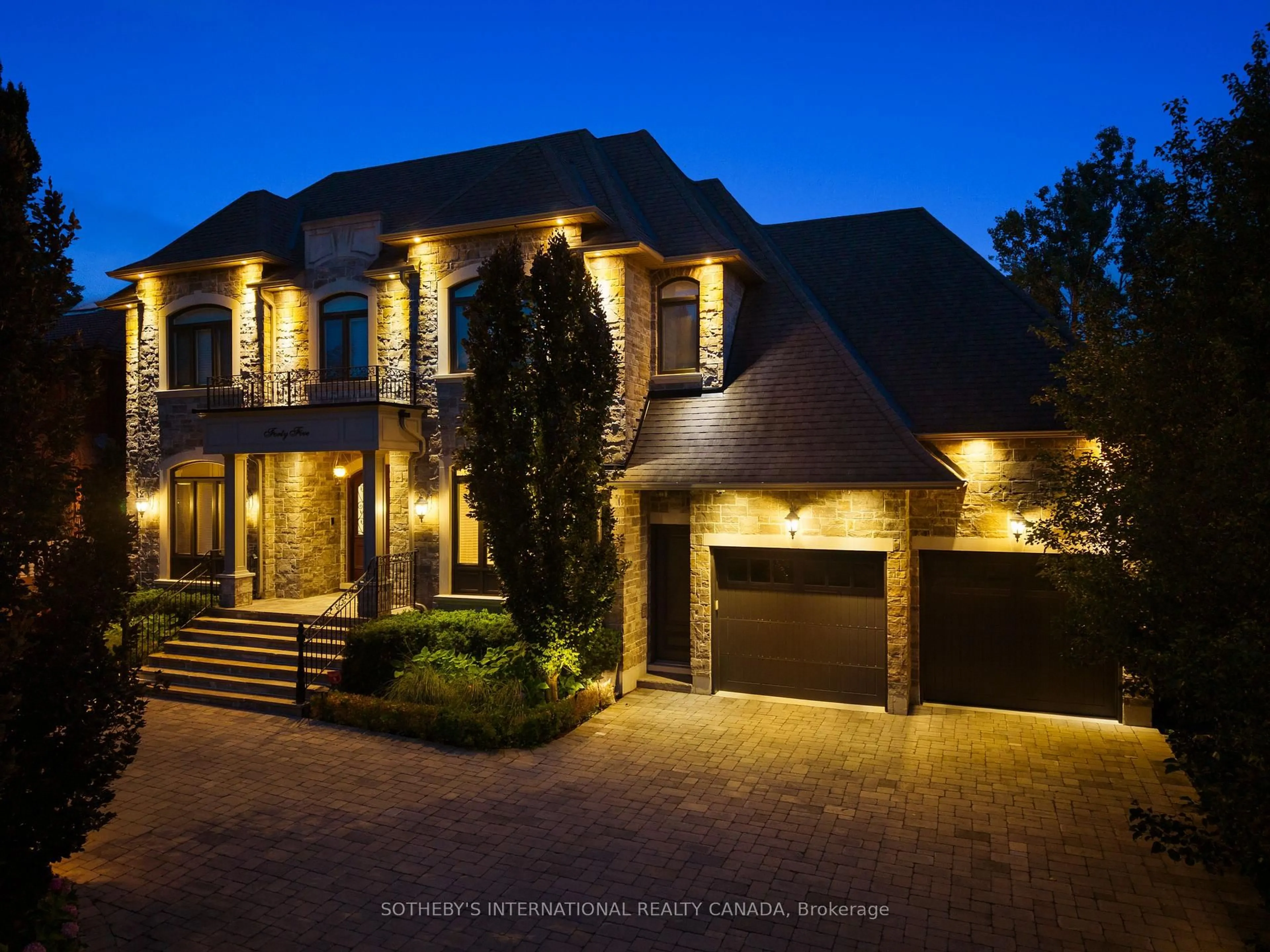 Home with brick exterior material, street for 45 Crestwood Rd, Vaughan Ontario L4J 1A4