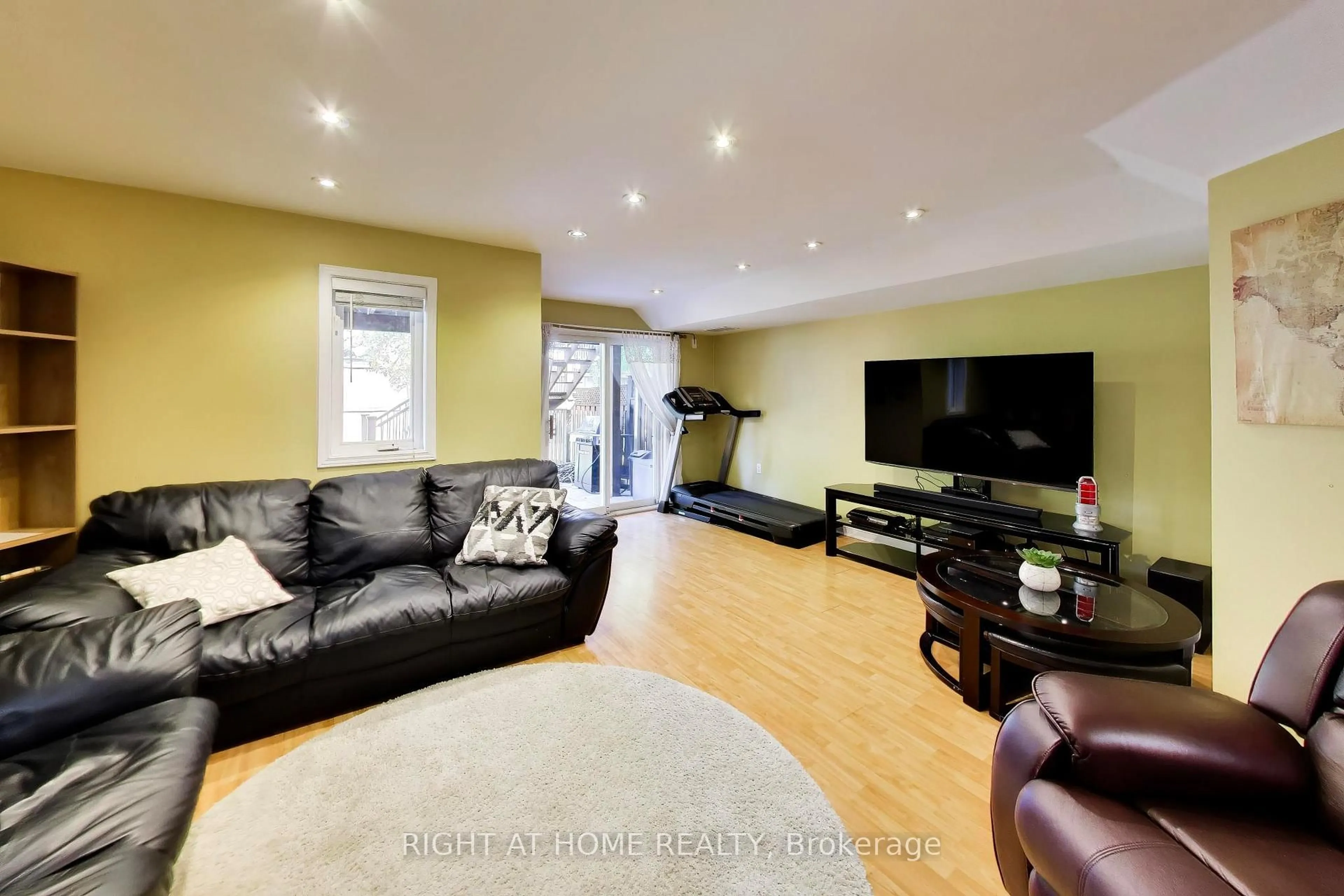 Living room with furniture, wood/laminate floor for 237 Terra Rd, Vaughan Ontario L4L 3J4