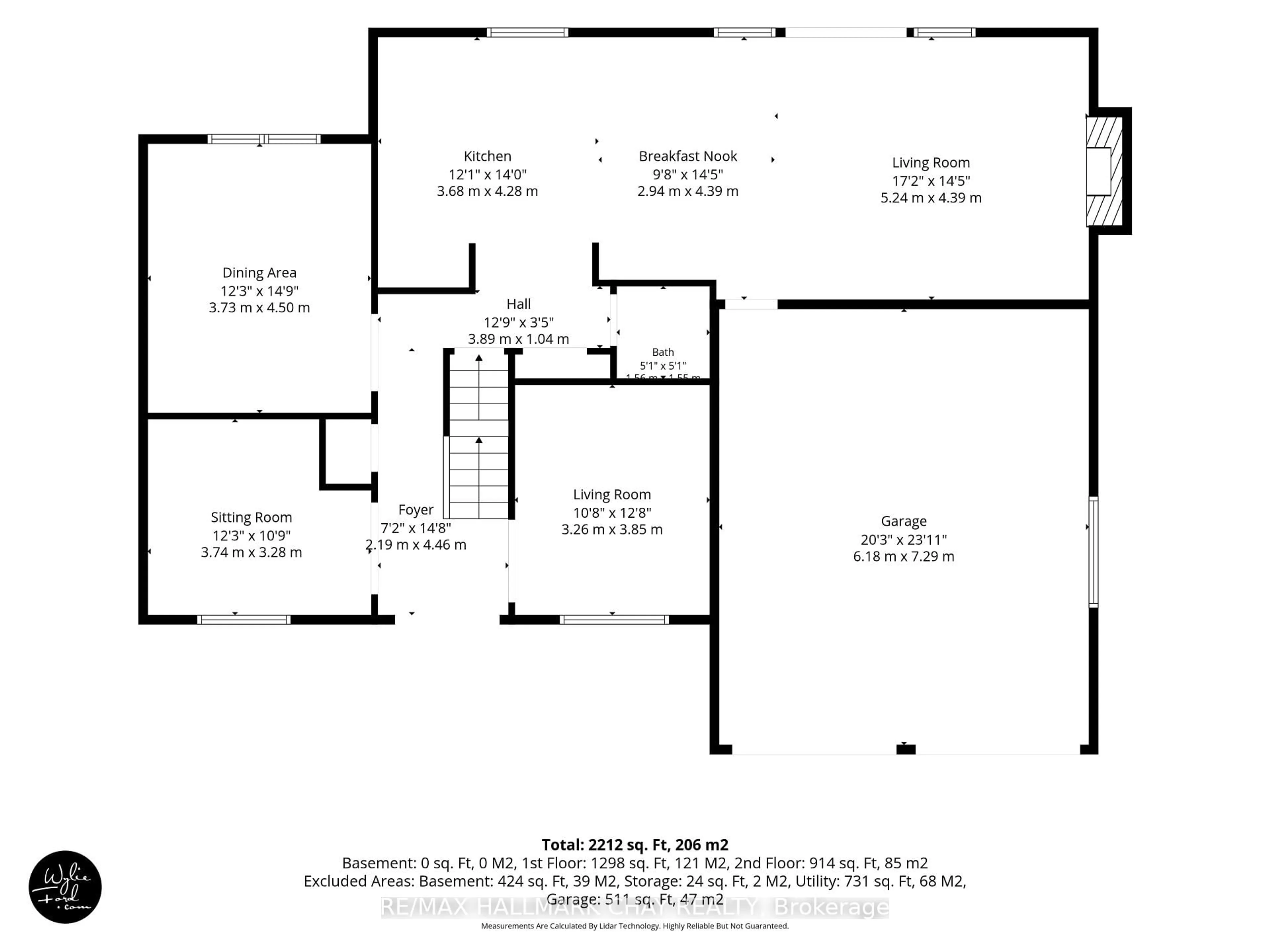 Floor plan for 334 Parkwood Ave, Bradford West Gwillimbury Ontario L3Z 2E4