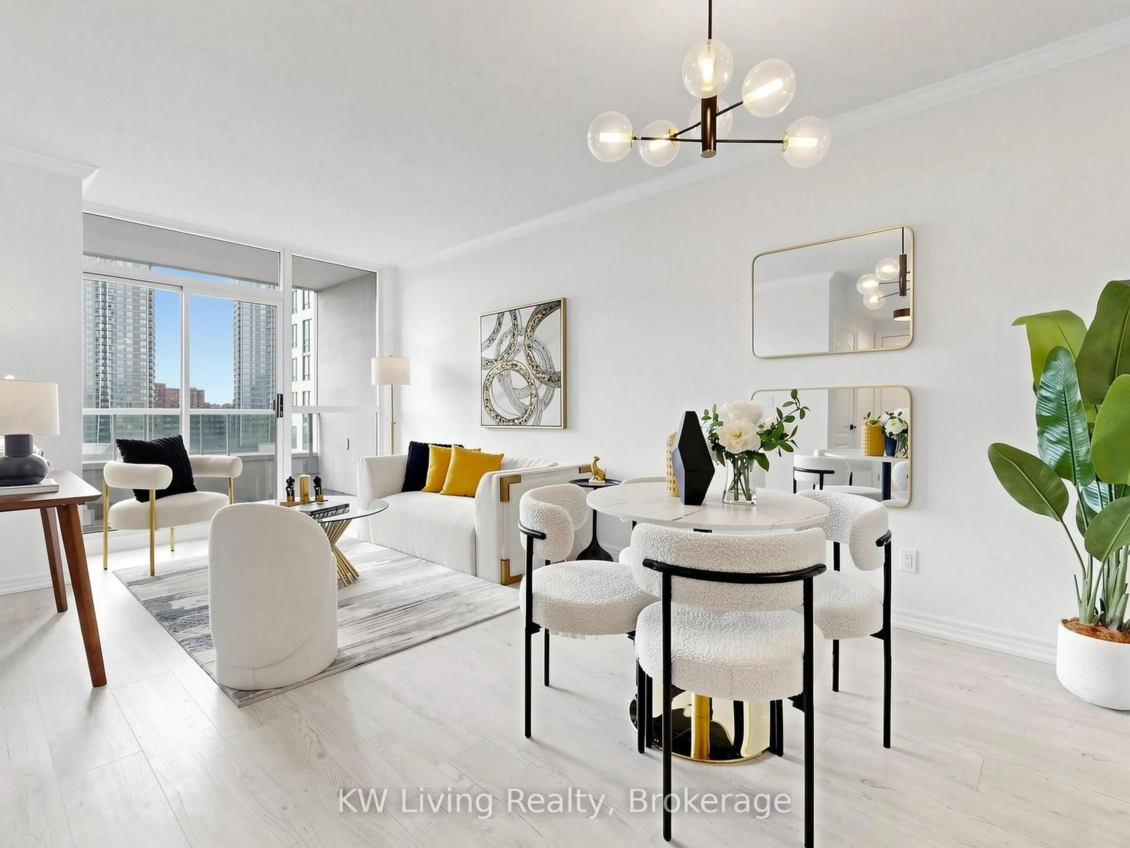Living room with furniture, unknown for 100 Promenade Circ #1010, Vaughan Ontario L4J 7W7
