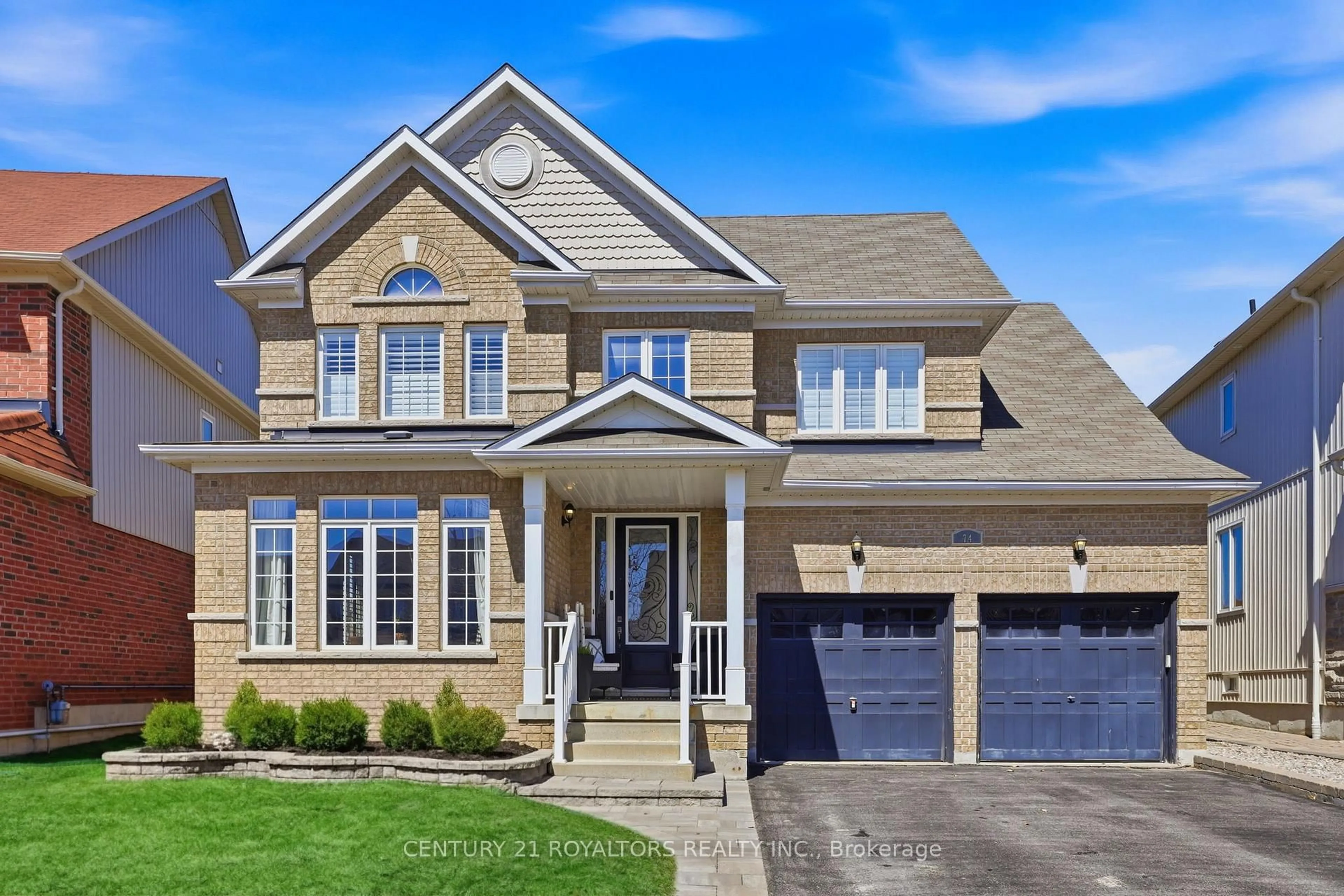 Home with brick exterior material, street for 74 Latimer Ave, Essa Ontario L0M 1B5