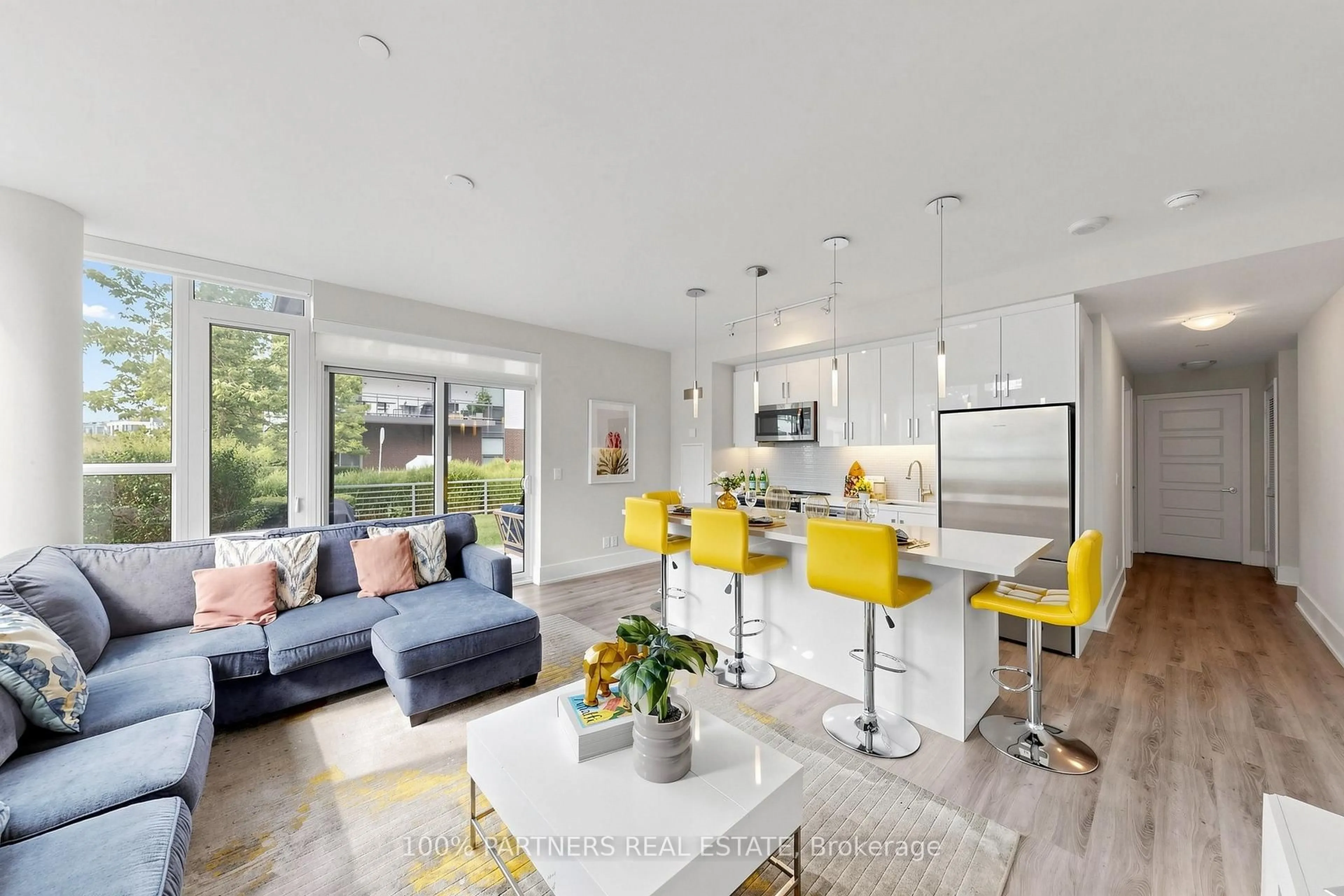 Open concept kitchen, unknown for 241 Sea Ray Ave #A106, Innisfil Ontario L9S 0L9
