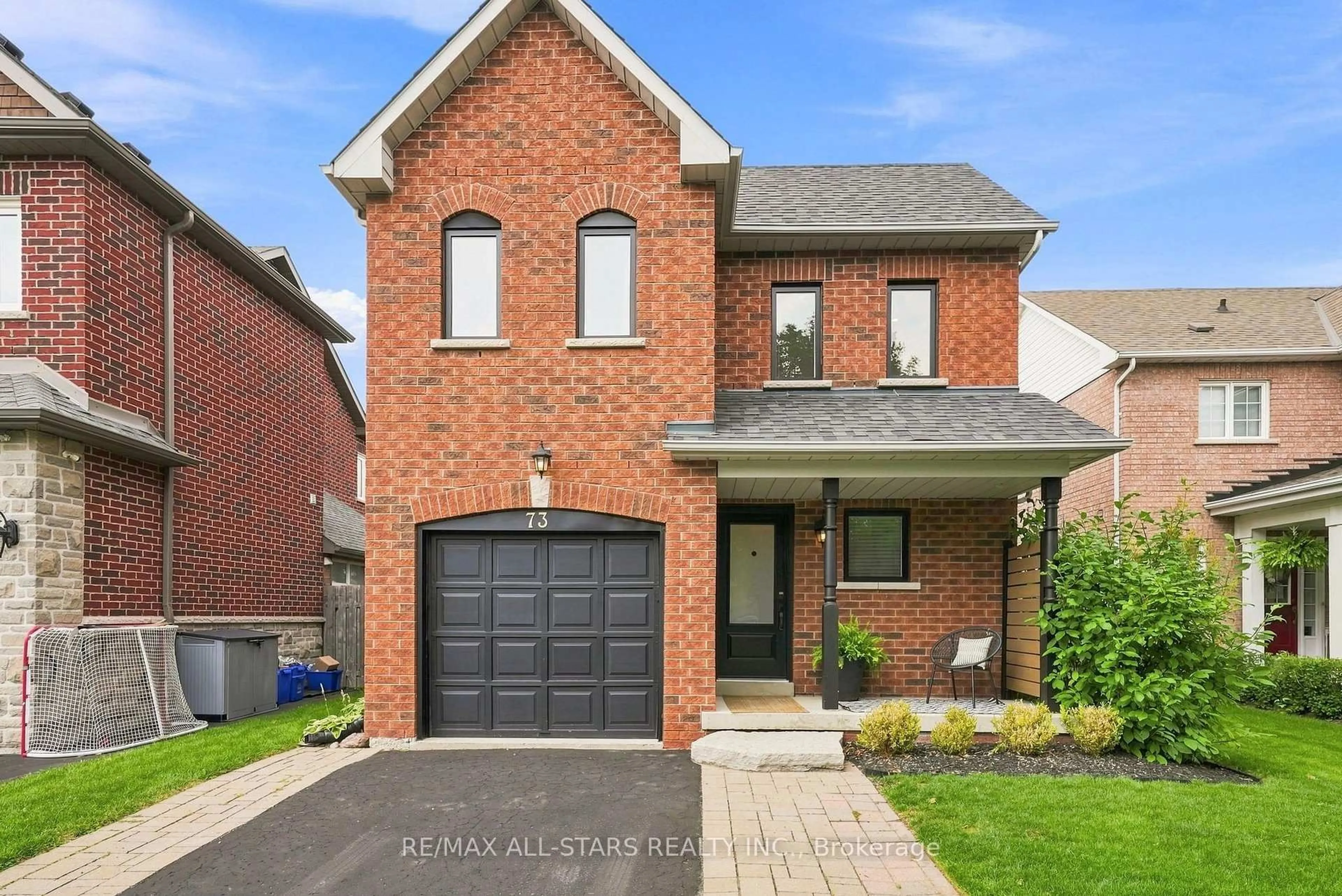 Home with brick exterior material, street for 73 Russell Barton Lane, Uxbridge Ontario L9P 1Z2