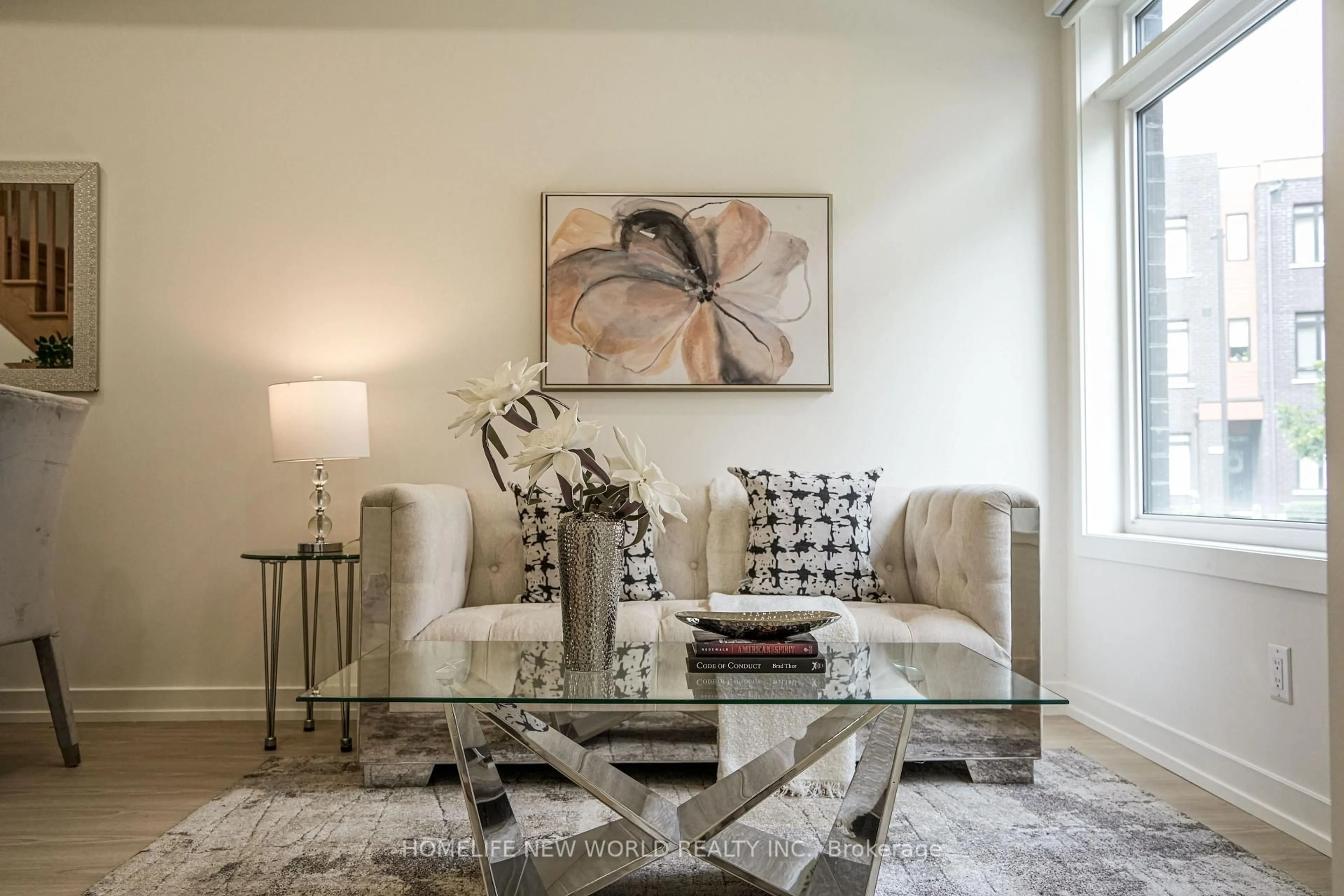 Living room with furniture, unknown for 370D Red Maple Rd #99, Richmond Hill Ontario L4C 5T4