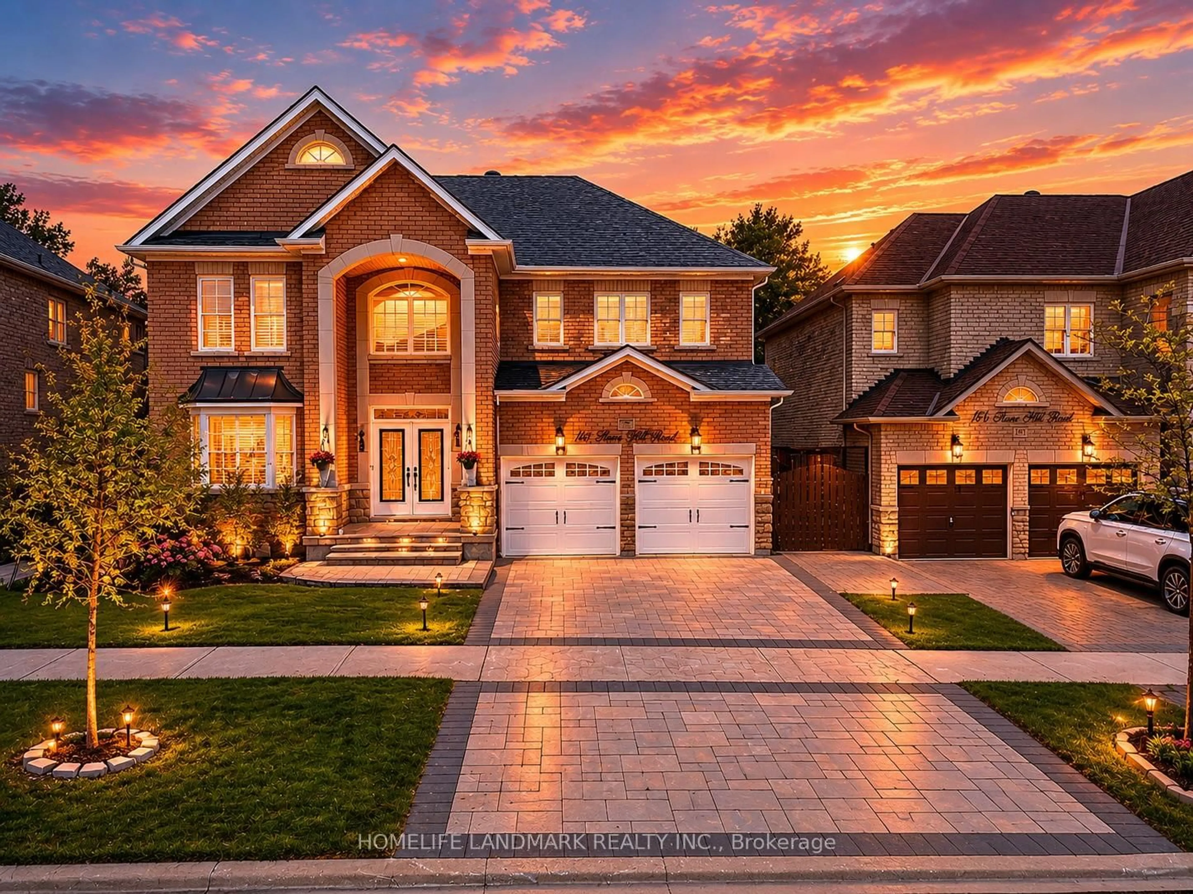 Home with brick exterior material, street for 166 Tower Hill Rd, Richmond Hill Ontario L4E 4M1
