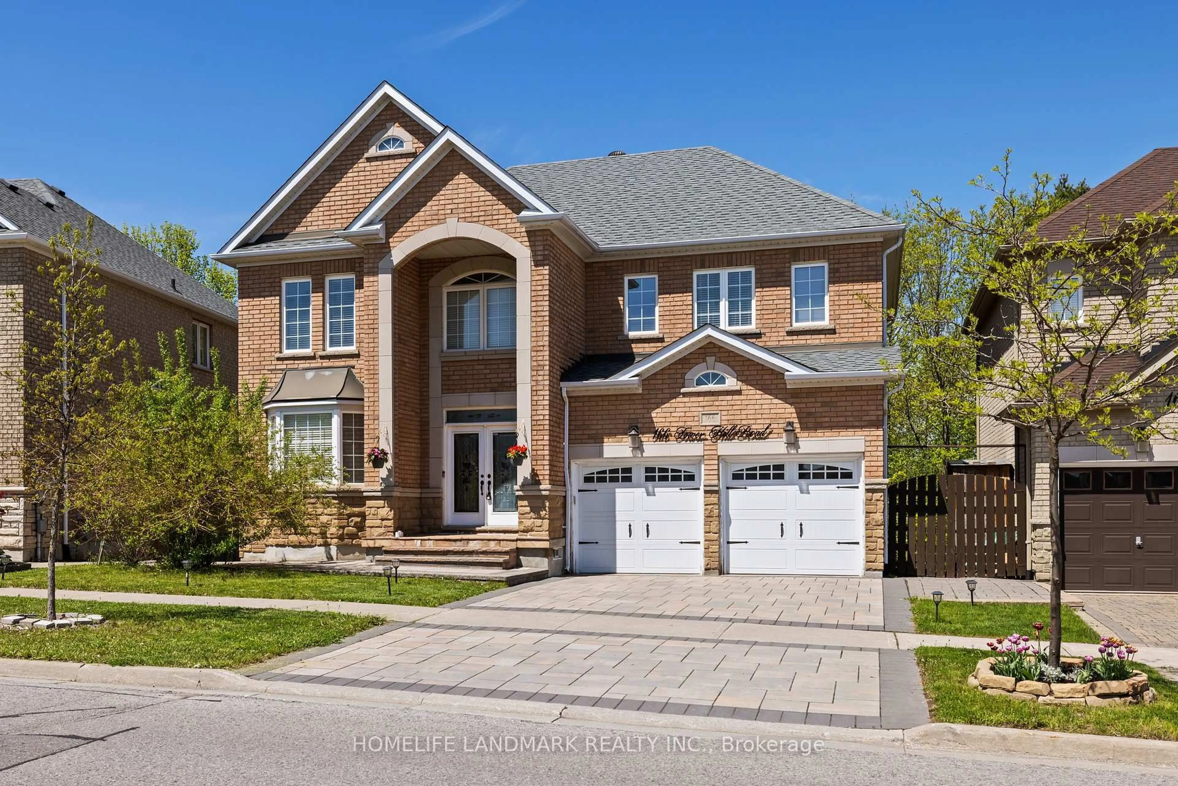 Home with brick exterior material, street for 166 Tower Hill Rd, Richmond Hill Ontario L4E 4M1