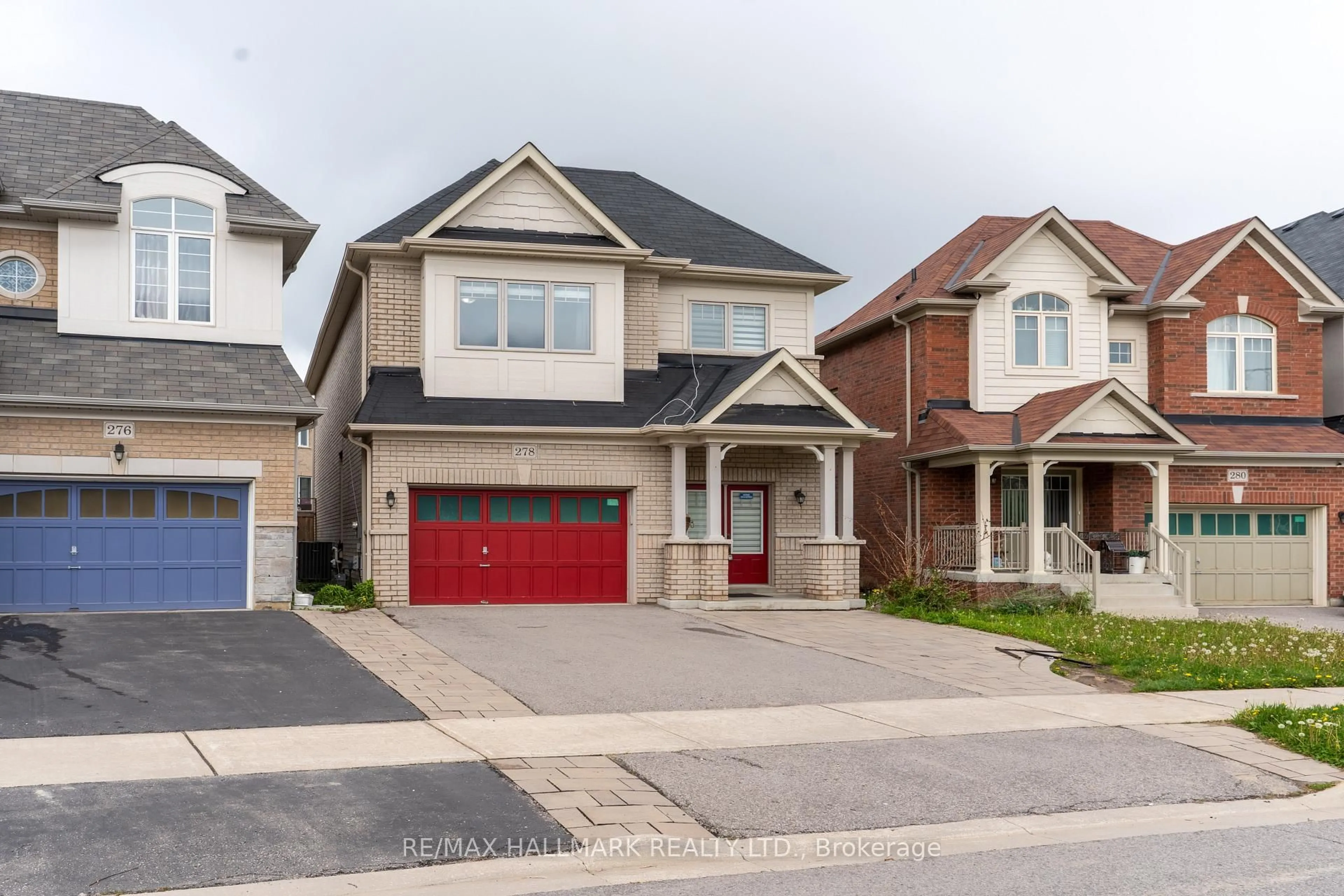 Home with brick exterior material, street for 278 Sharon Creek Dr, East Gwillimbury Ontario L9N 0P5