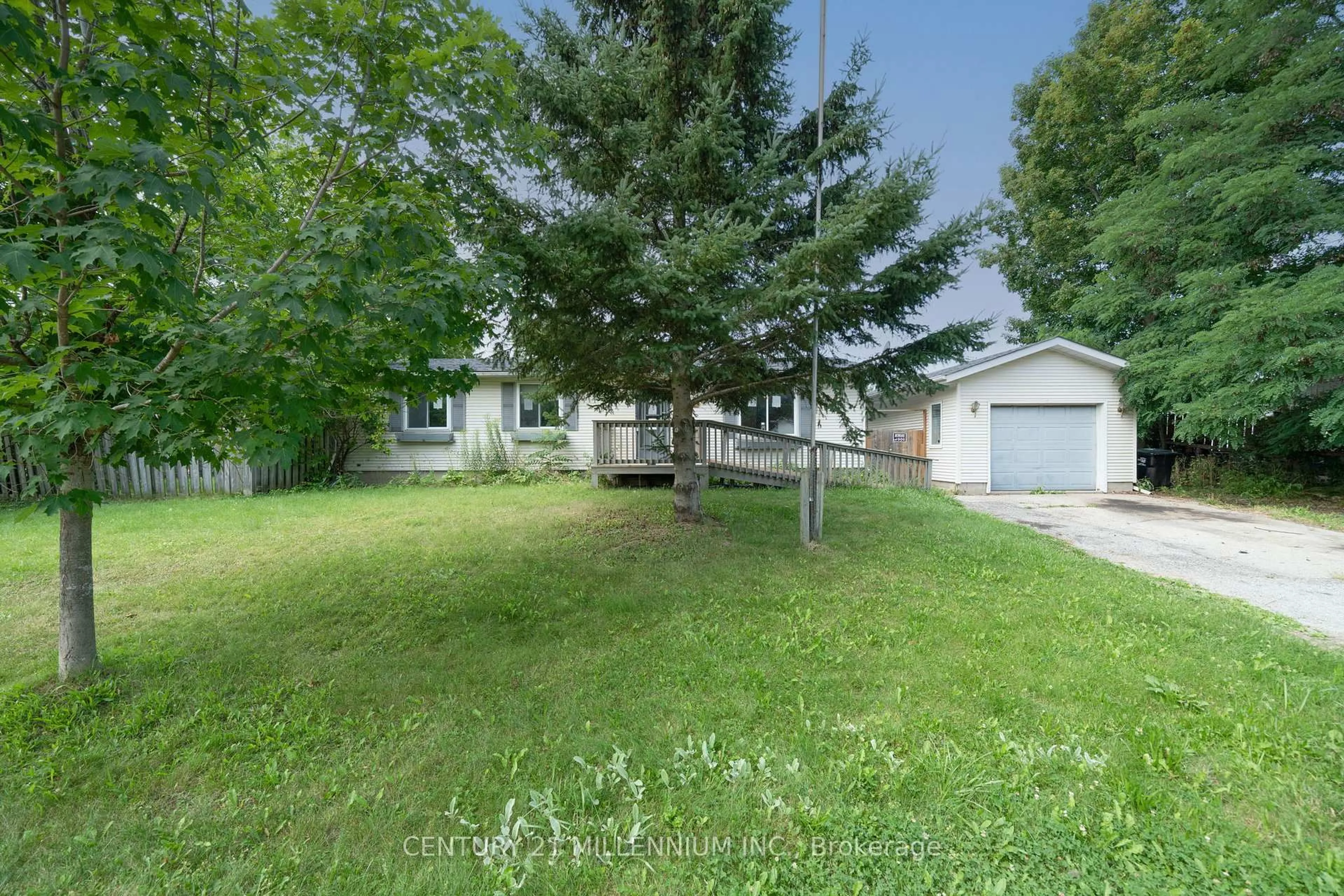 A pic from outside/outdoor area/front of a property/back of a property/a pic from drone, street for 60 Eastern Ave, New Tecumseth Ontario L0G 1W0