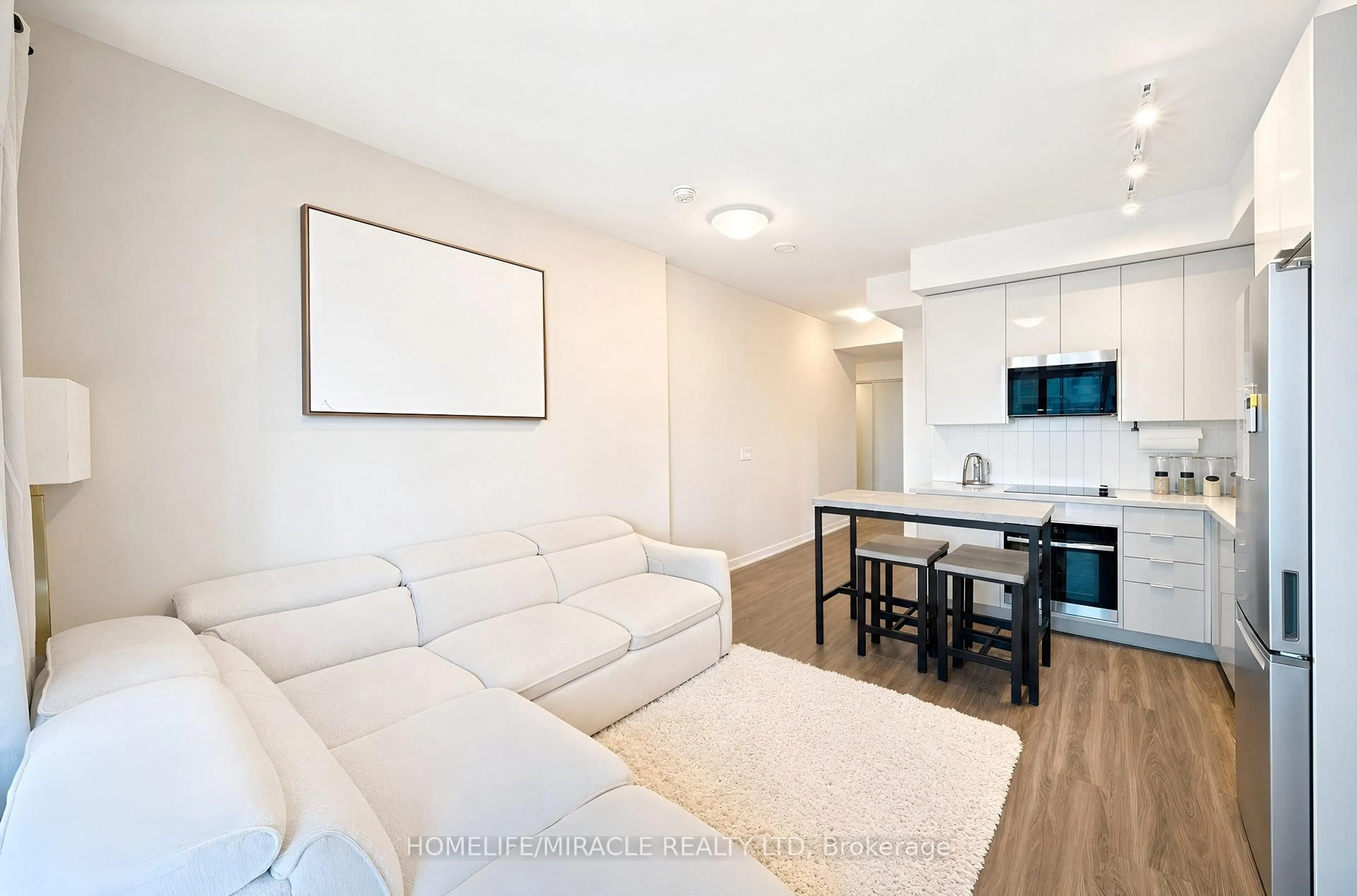 Living room with furniture, unknown for 10 Abeja St #813, Vaughan Ontario L4K 0R4
