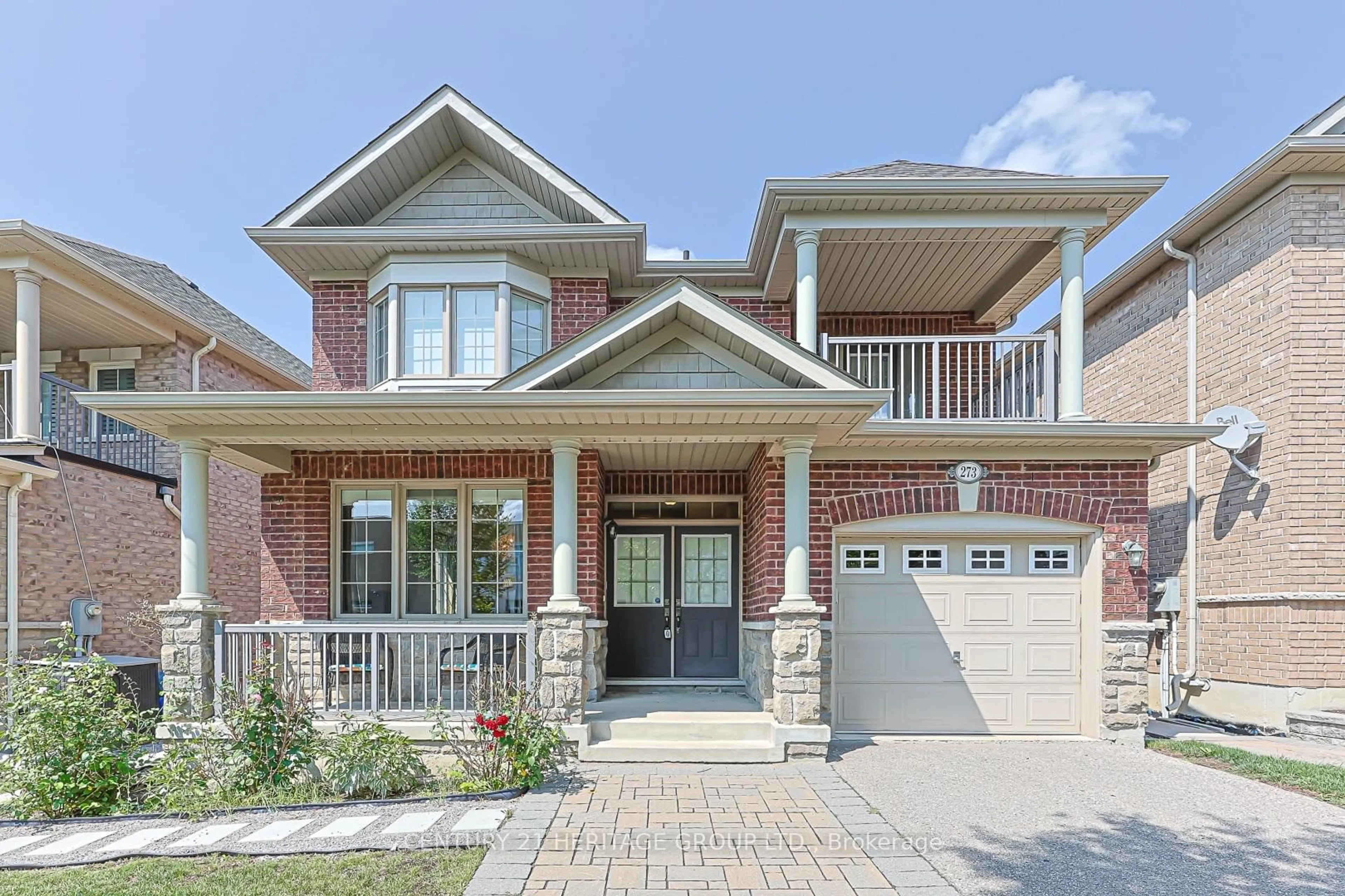 Home with brick exterior material, street for 273 Alfred Paterson Dr, Markham Ontario L6E 0K5