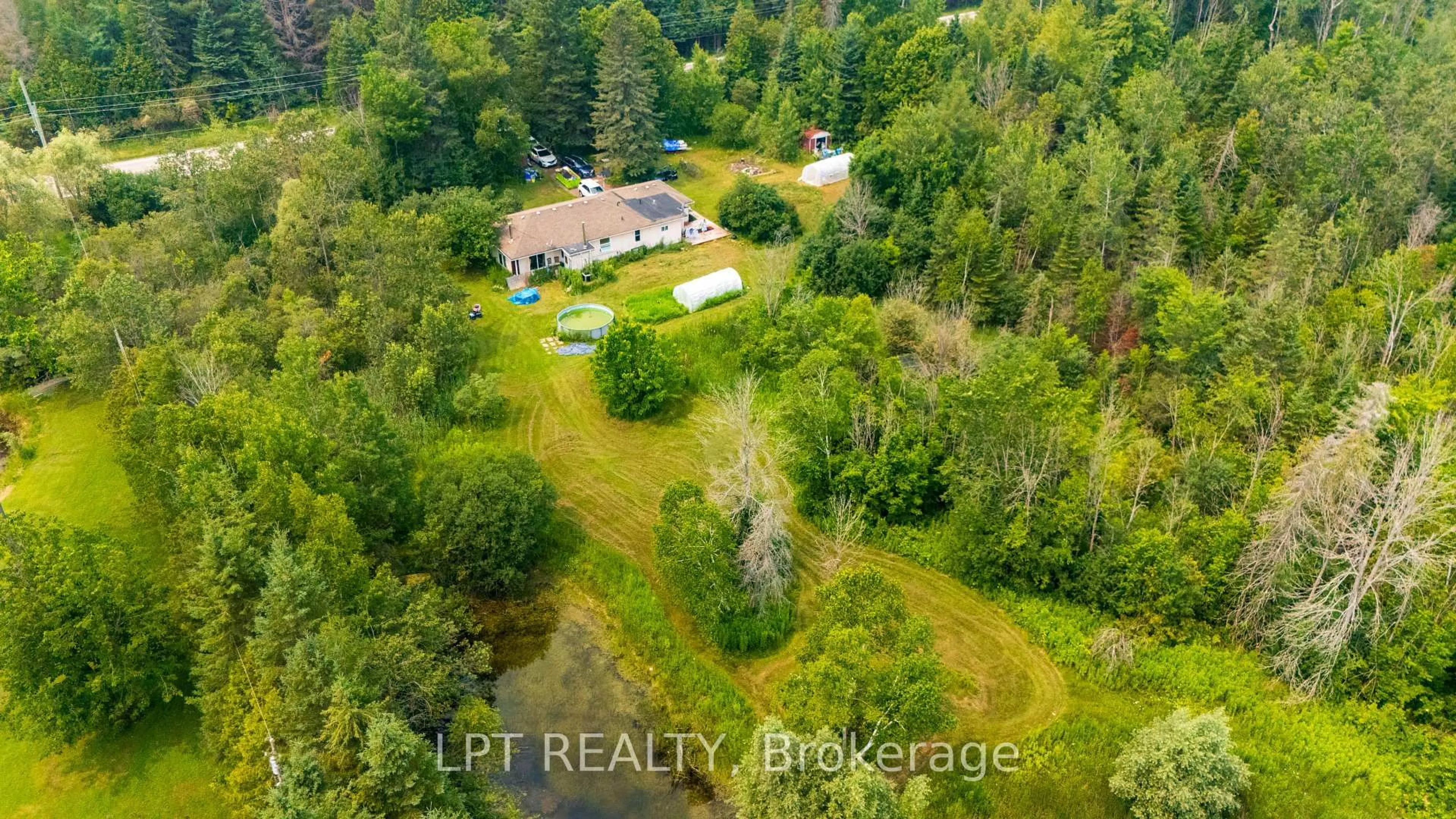 A pic from outside/outdoor area/front of a property/back of a property/a pic from drone, water/lake/river/ocean view for 23983 Weirs Sdrd, Georgina Ontario L0E 1N0