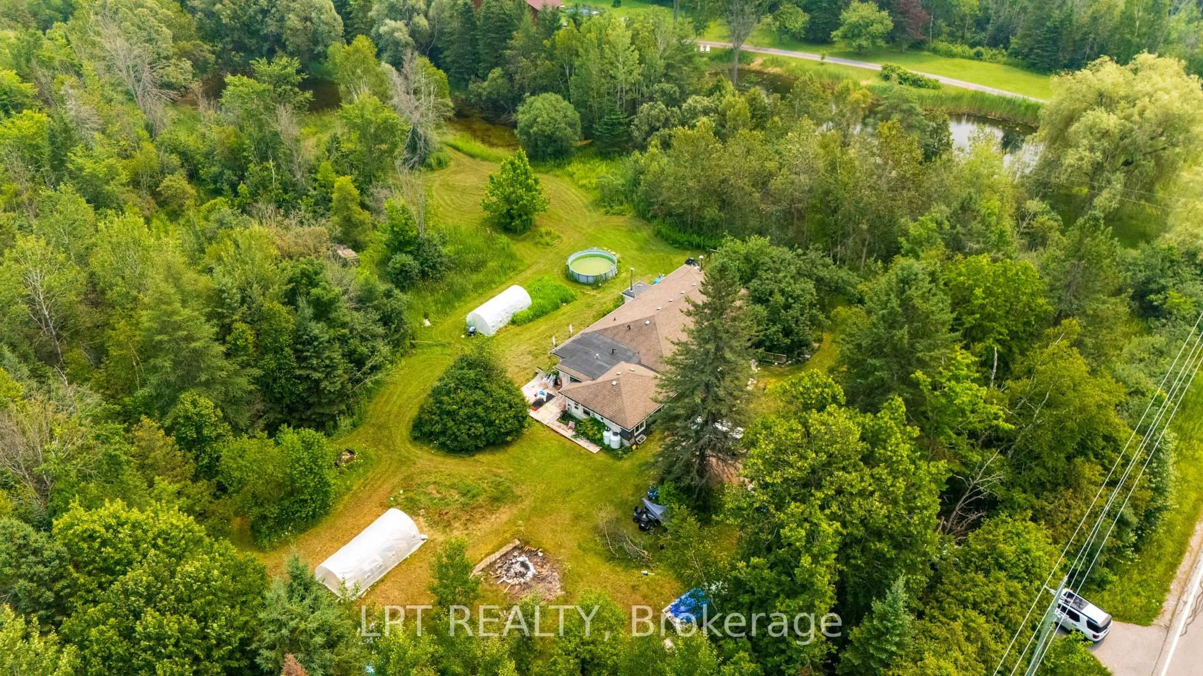 A pic from outside/outdoor area/front of a property/back of a property/a pic from drone, water/lake/river/ocean view for 23983 Weirs Sdrd, Georgina Ontario L0E 1N0