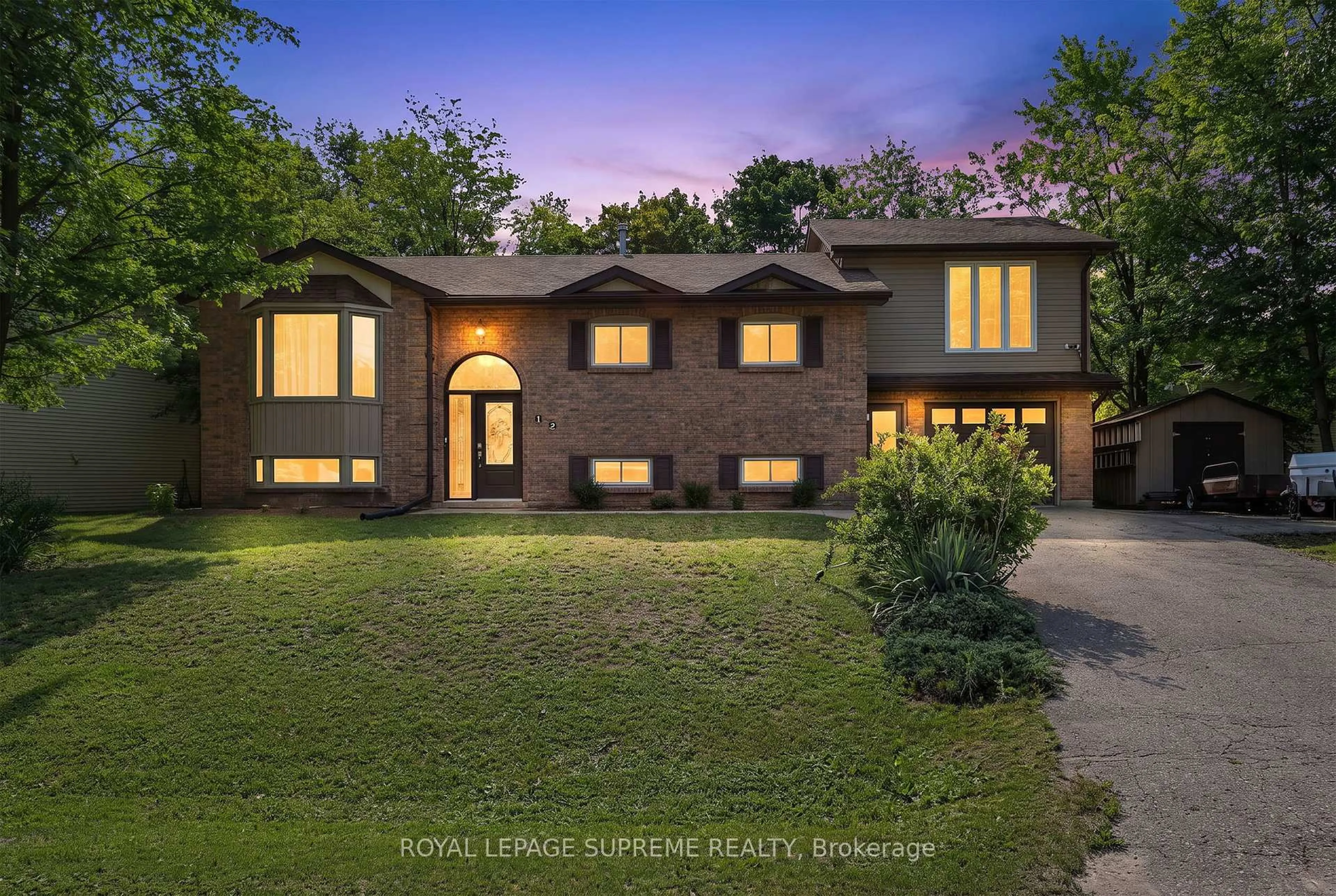 Home with brick exterior material, unknown for 12 Pridham Cres, Essa Ontario L3W 0G5