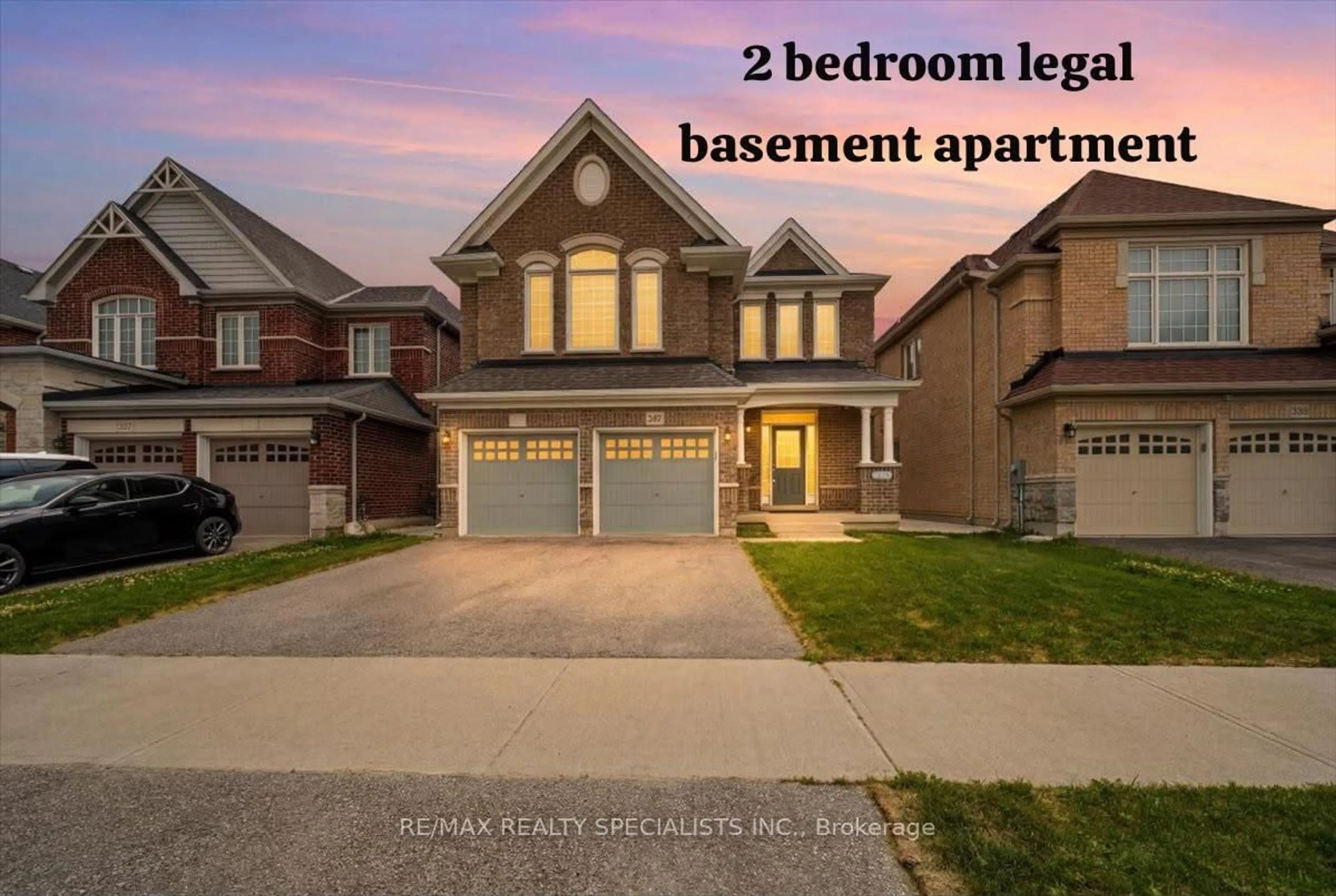 Home with brick exterior material, street for 281 Blue Dasher Blvd, Bradford West Gwillimbury Ontario L3Z 4H8