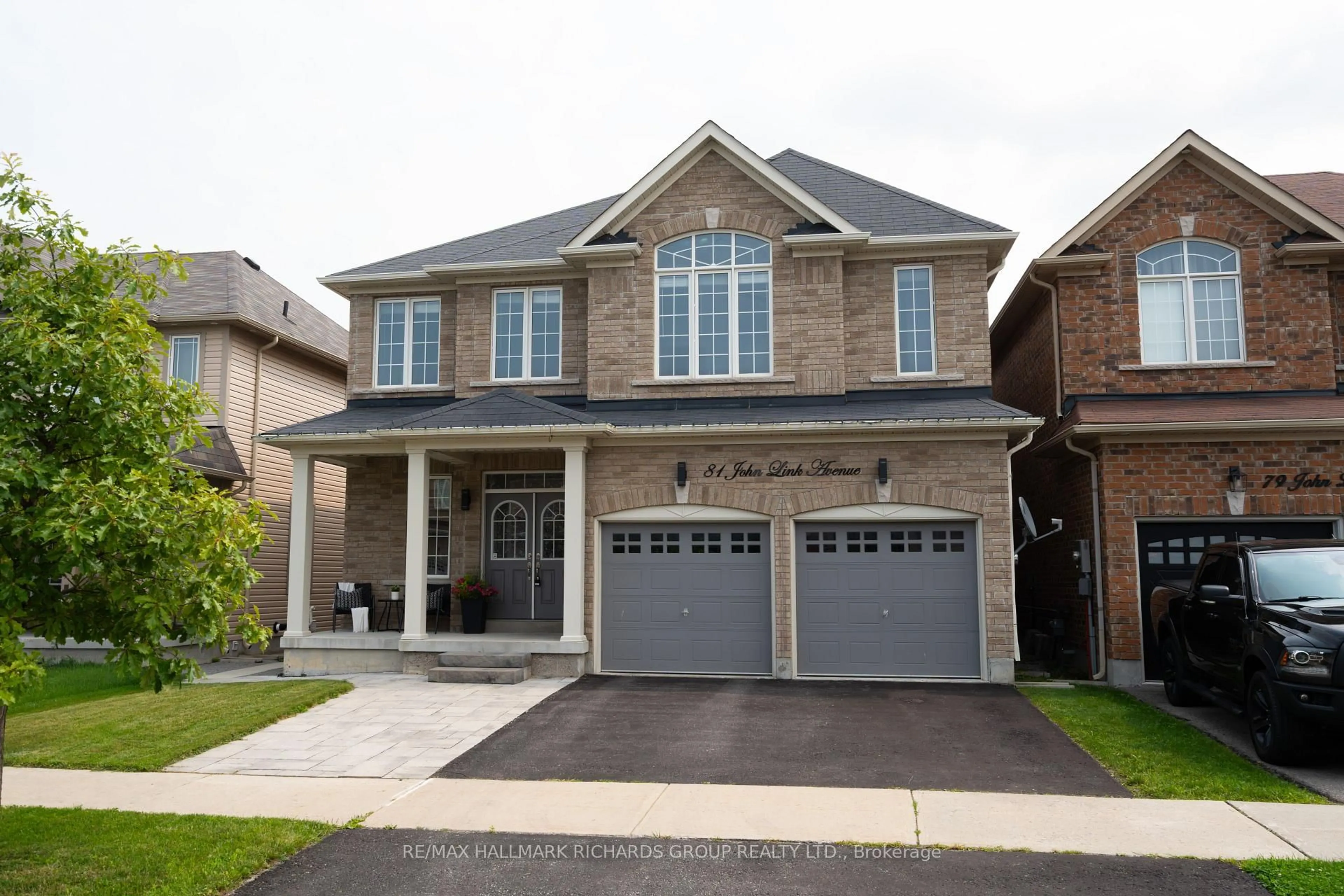 Home with brick exterior material, street for 81 John Link Ave, Georgina Ontario L0E 1R9
