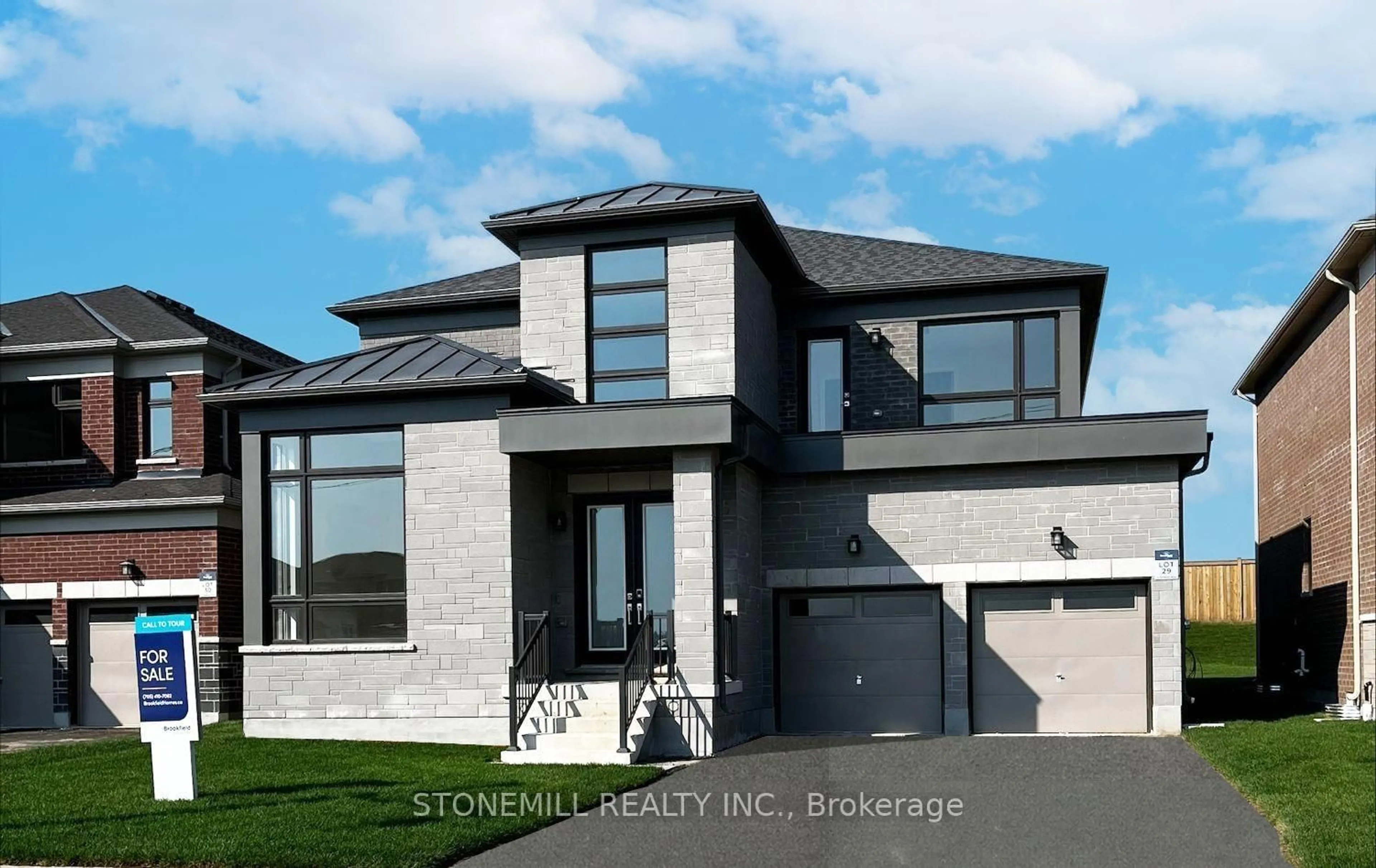 Home with brick exterior material, street for 54 Henderson St, Essa Ontario L3W 0A9