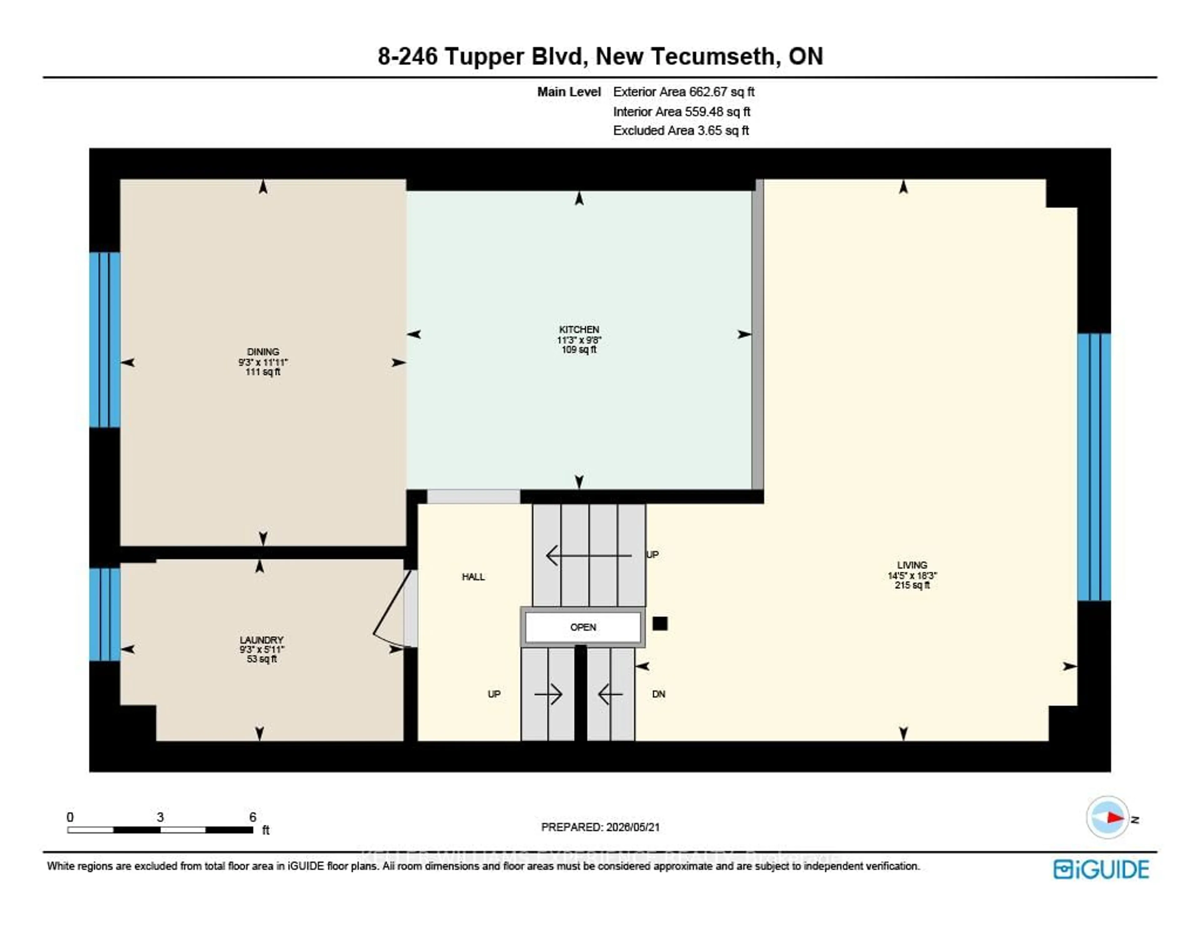 Floor plan for 246 Tupper Blvd #8, New Tecumseth Ontario L9R 1A9