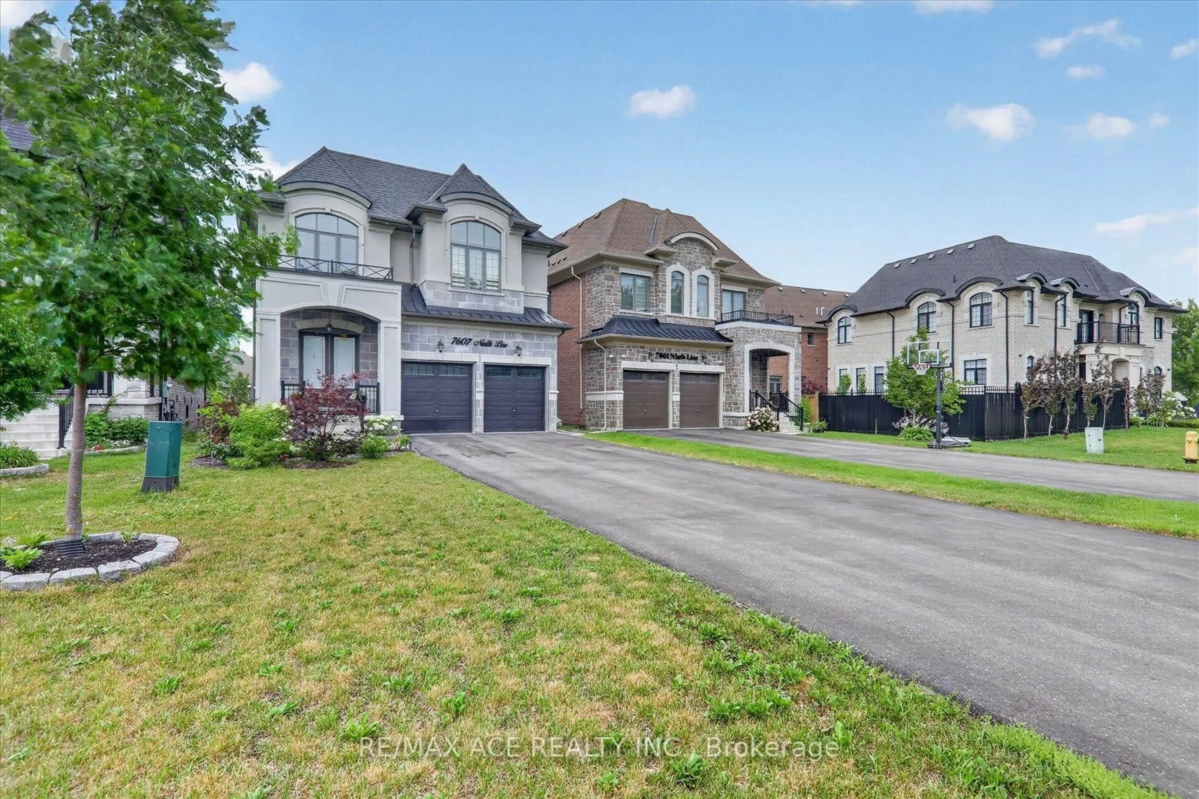 Home with brick exterior material, street for 7607 Ninth Line, Markham Ontario L6B 0M1