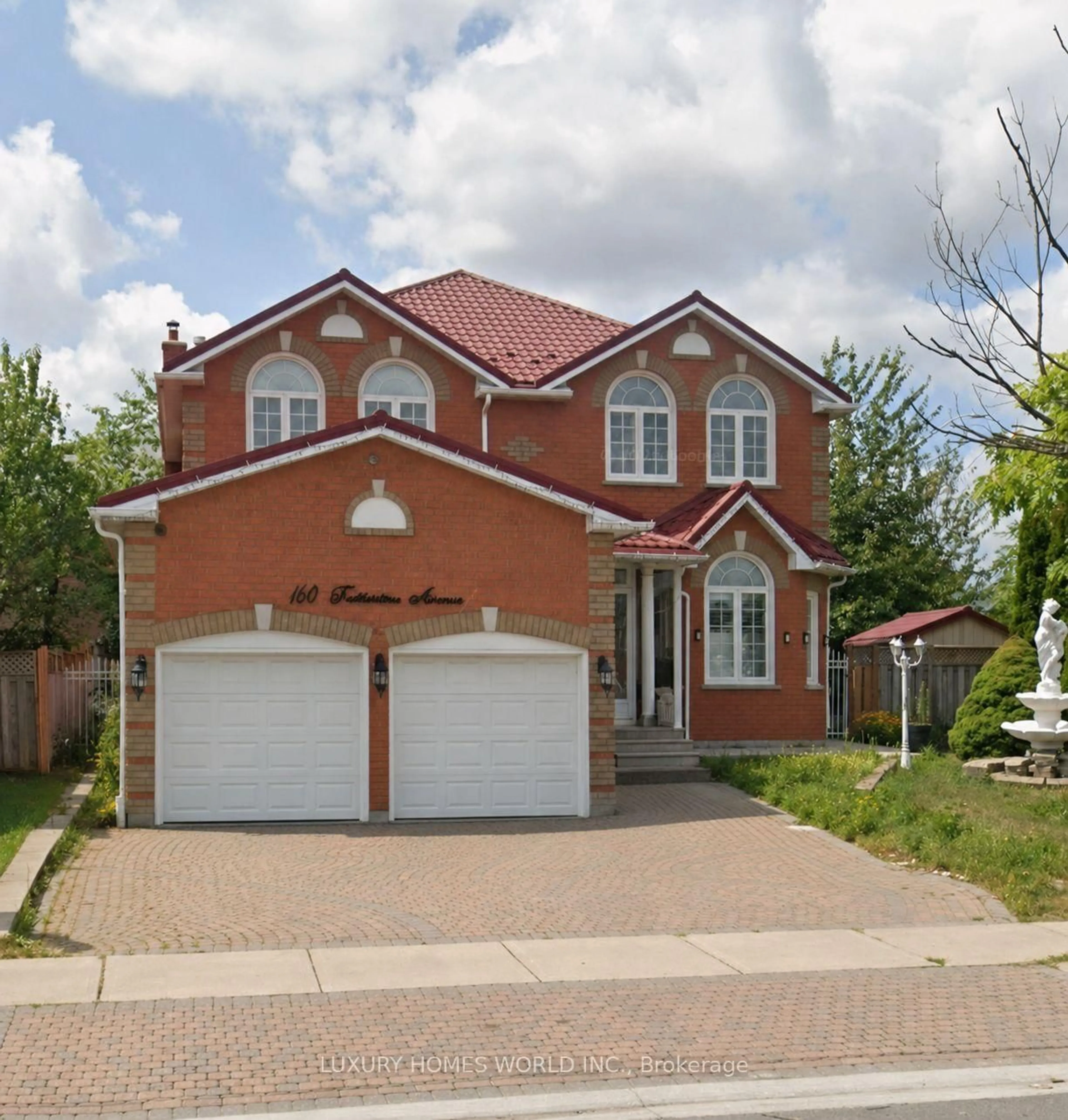 Home with brick exterior material, street for 160 Featherstone Ave, Markham Ontario L3S 3M7