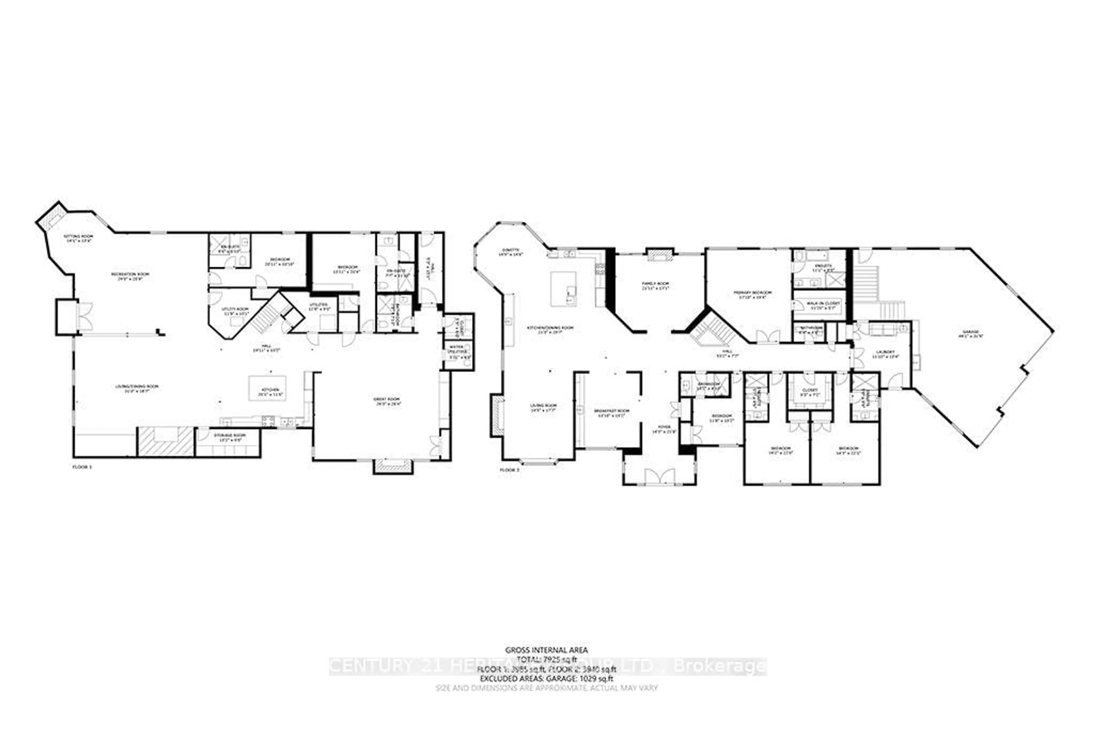 Floor plan for 4 Loch Erne Lane, King Ontario L0G 1N0