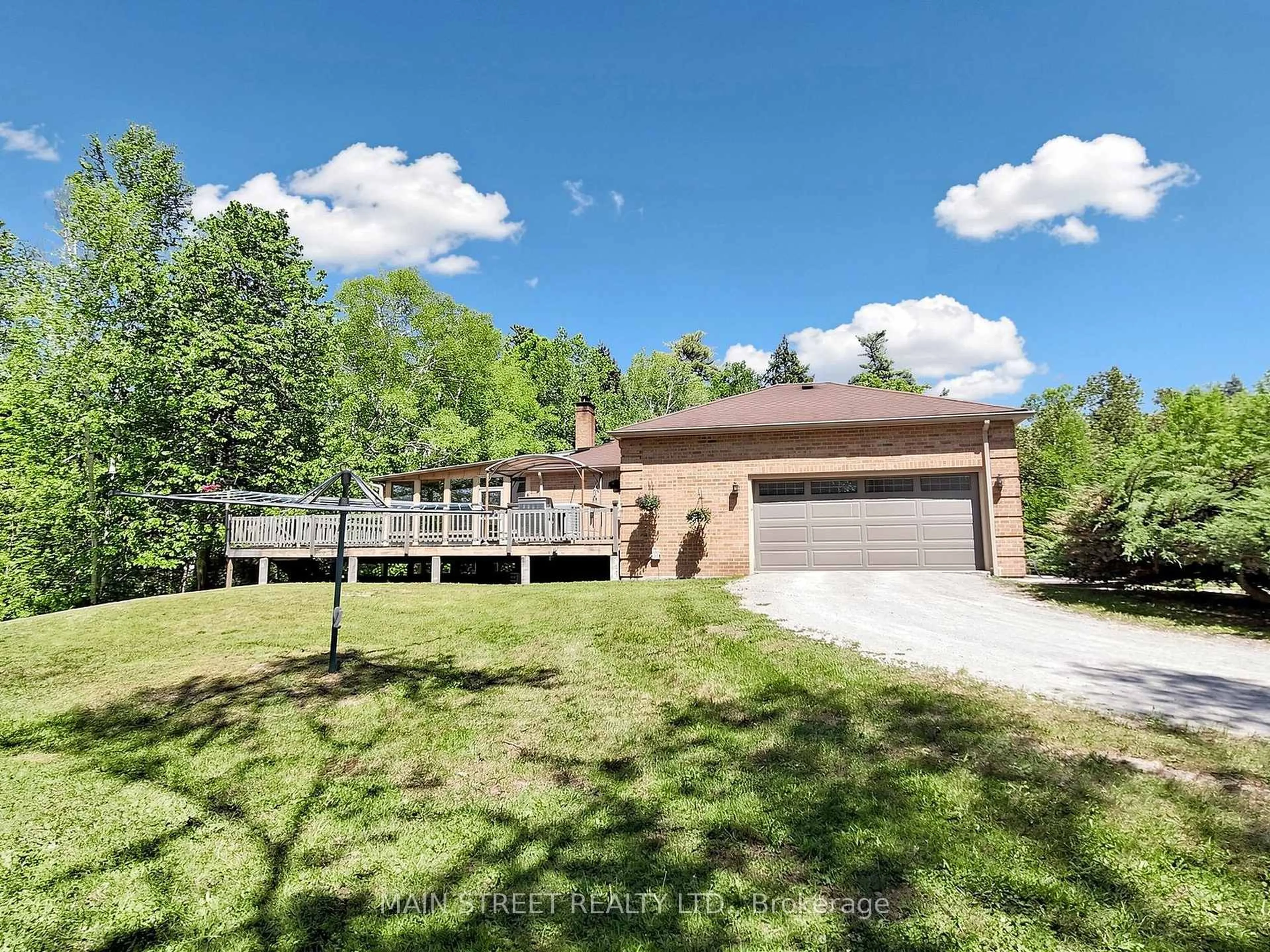 A pic from outside/outdoor area/front of a property/back of a property/a pic from drone, water/lake/river/ocean view for S355 Conc 2 Rd, Brock Ontario L0C 1H0