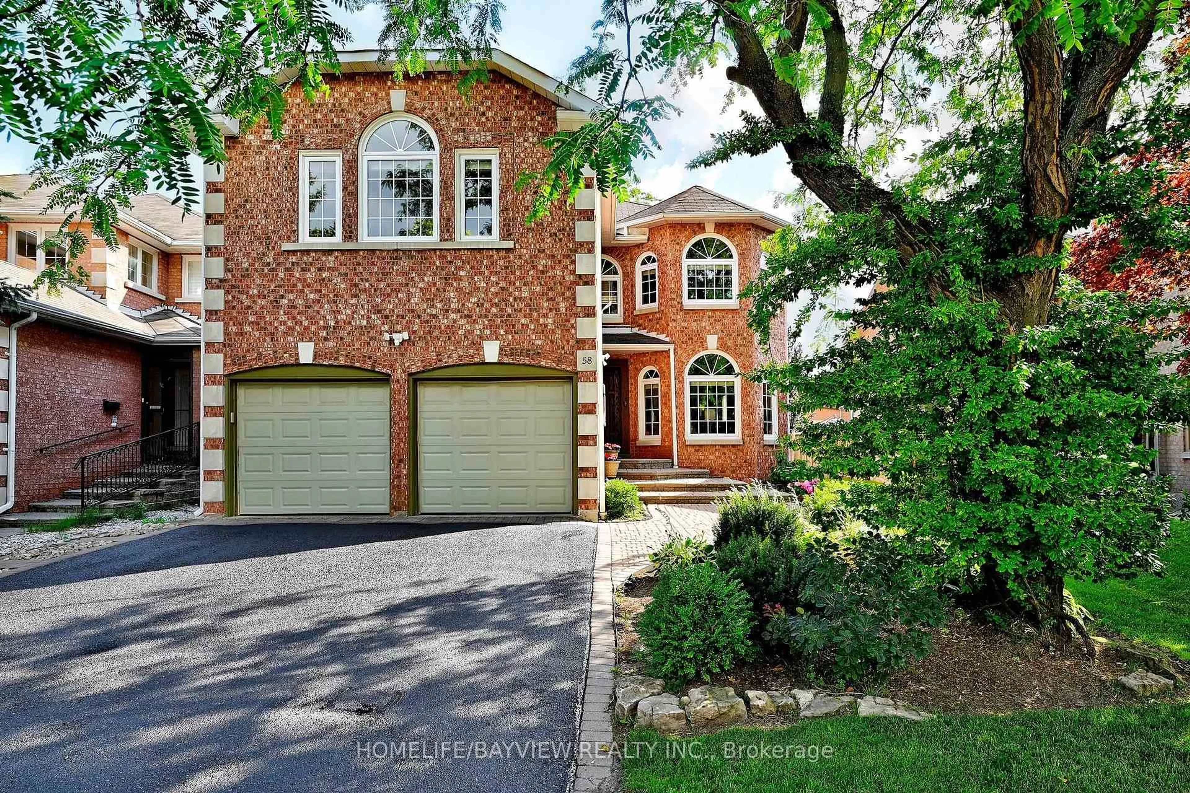 Home with brick exterior material, street for 58 Thornbrook Crt, Vaughan Ontario L4J 7X4