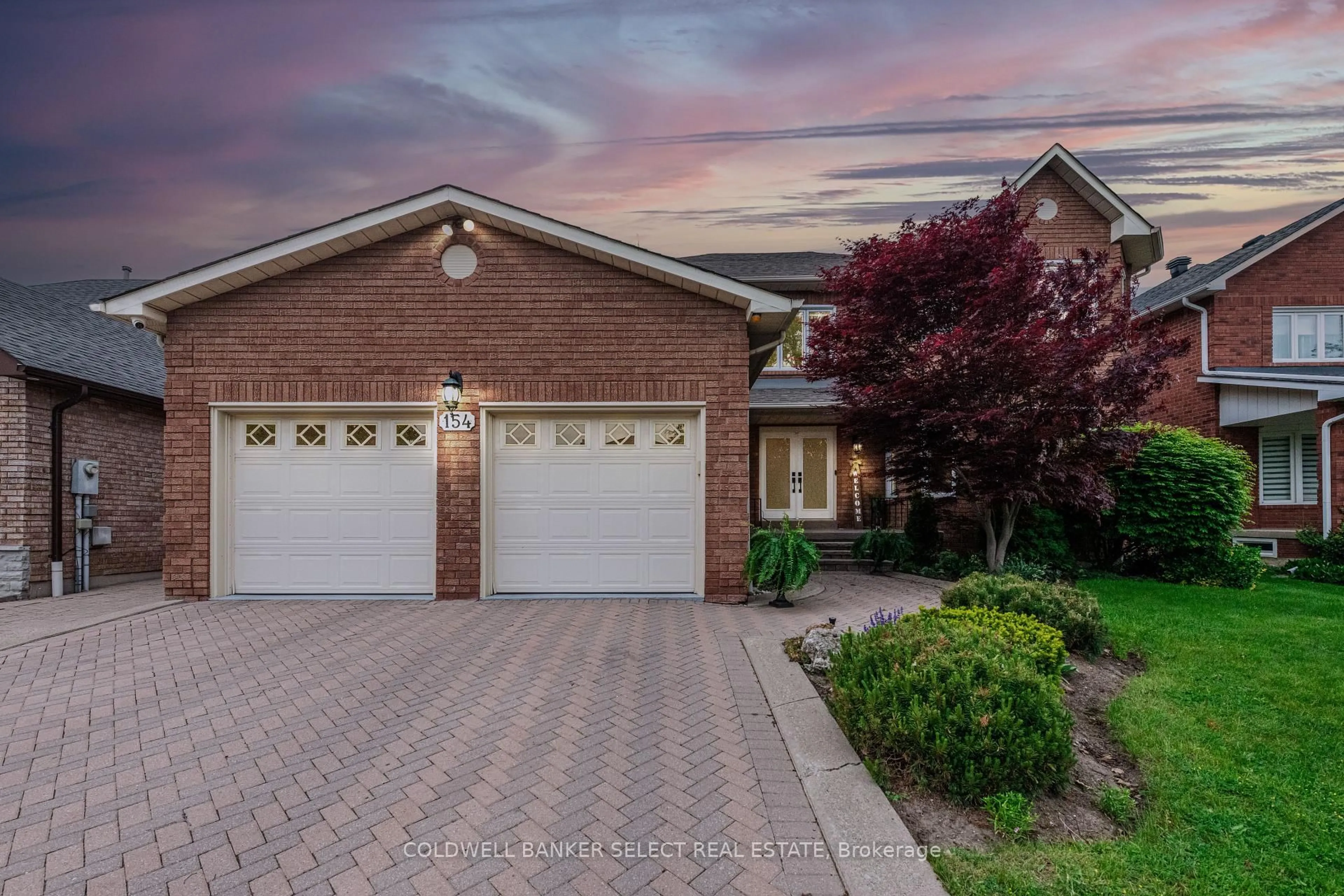 Home with brick exterior material, street for 154 Conti Cres, Vaughan Ontario L4L 6V4