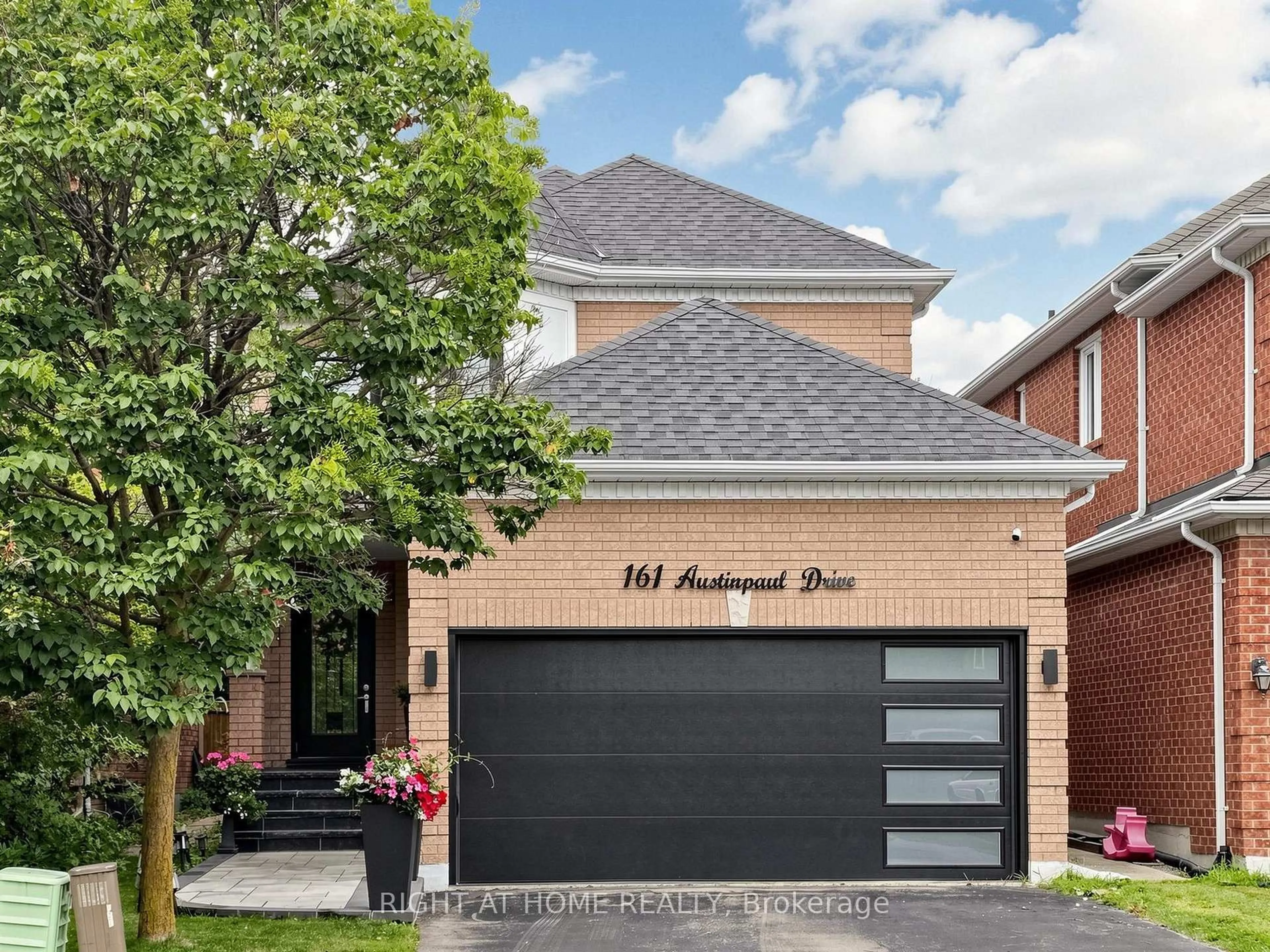 Home with brick exterior material, street for 161 Austinpaul Dr, Newmarket Ontario L3X 2K6