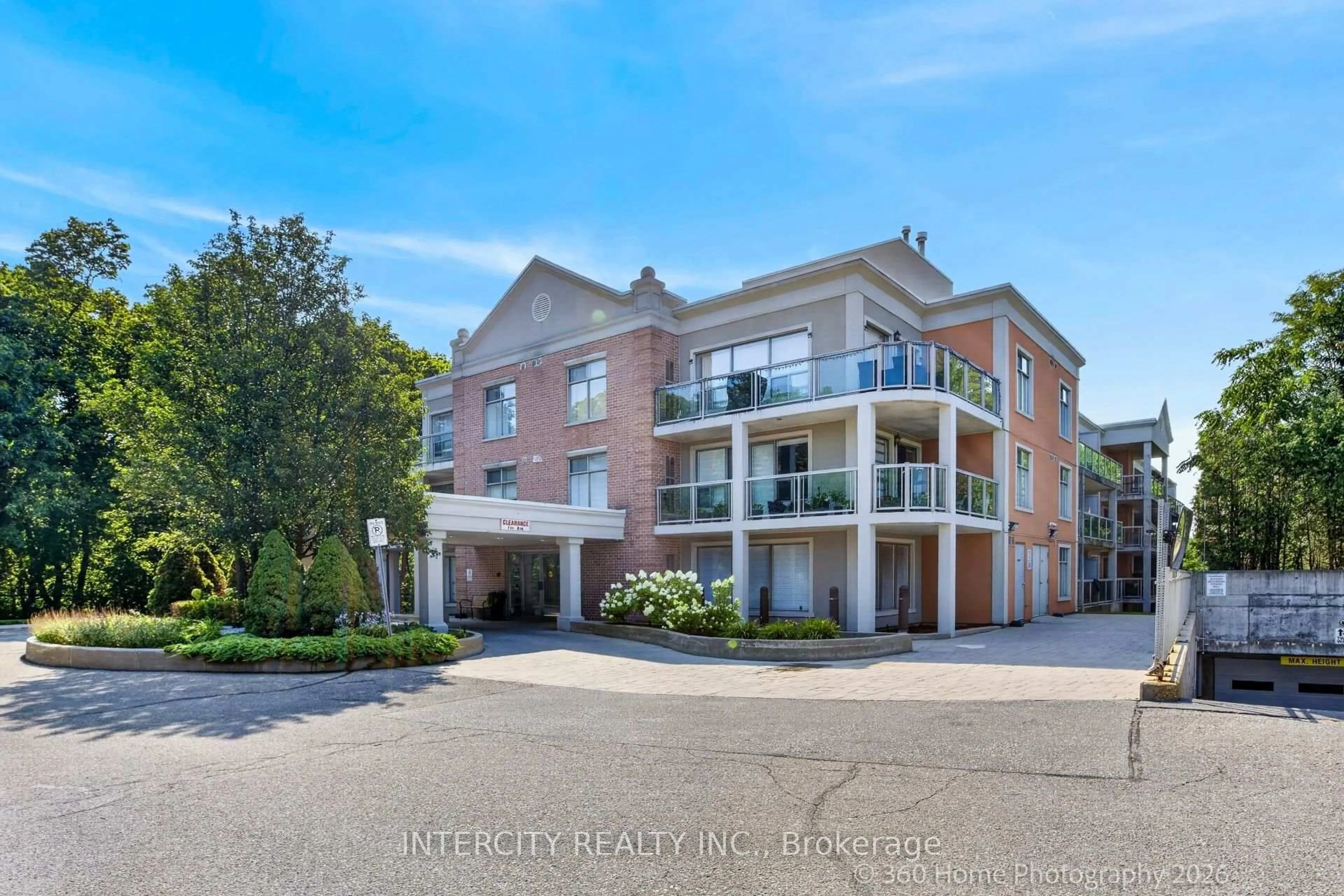 A pic from outside/outdoor area/front of a property/back of a property/a pic from drone, unknown for 245 Pine Grove Rd #304, Vaughan Ontario L4L 2H7