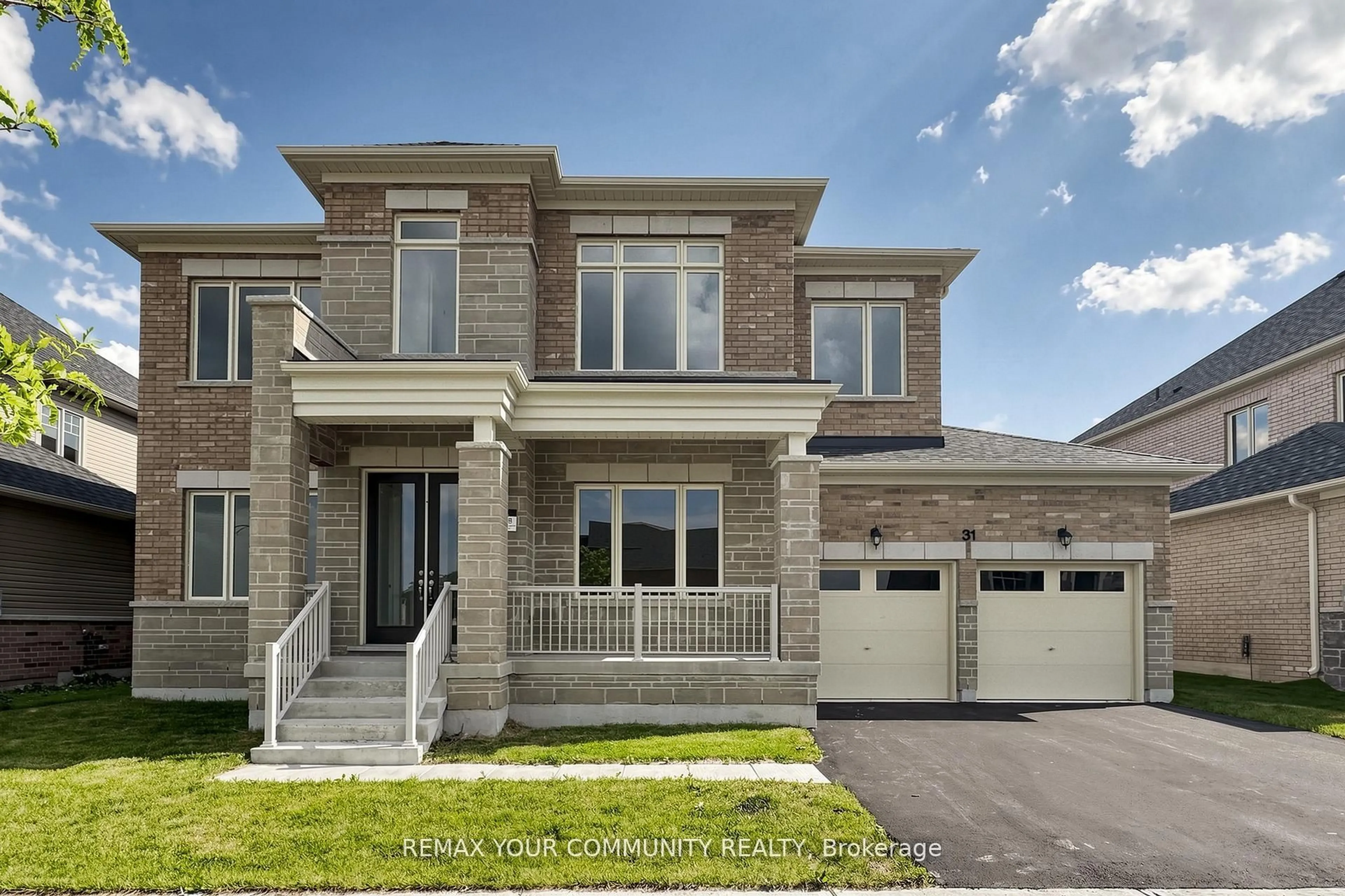 Home with brick exterior material, street for 31 Lorrain Hand Cres, Georgina Ontario L4R 0S9