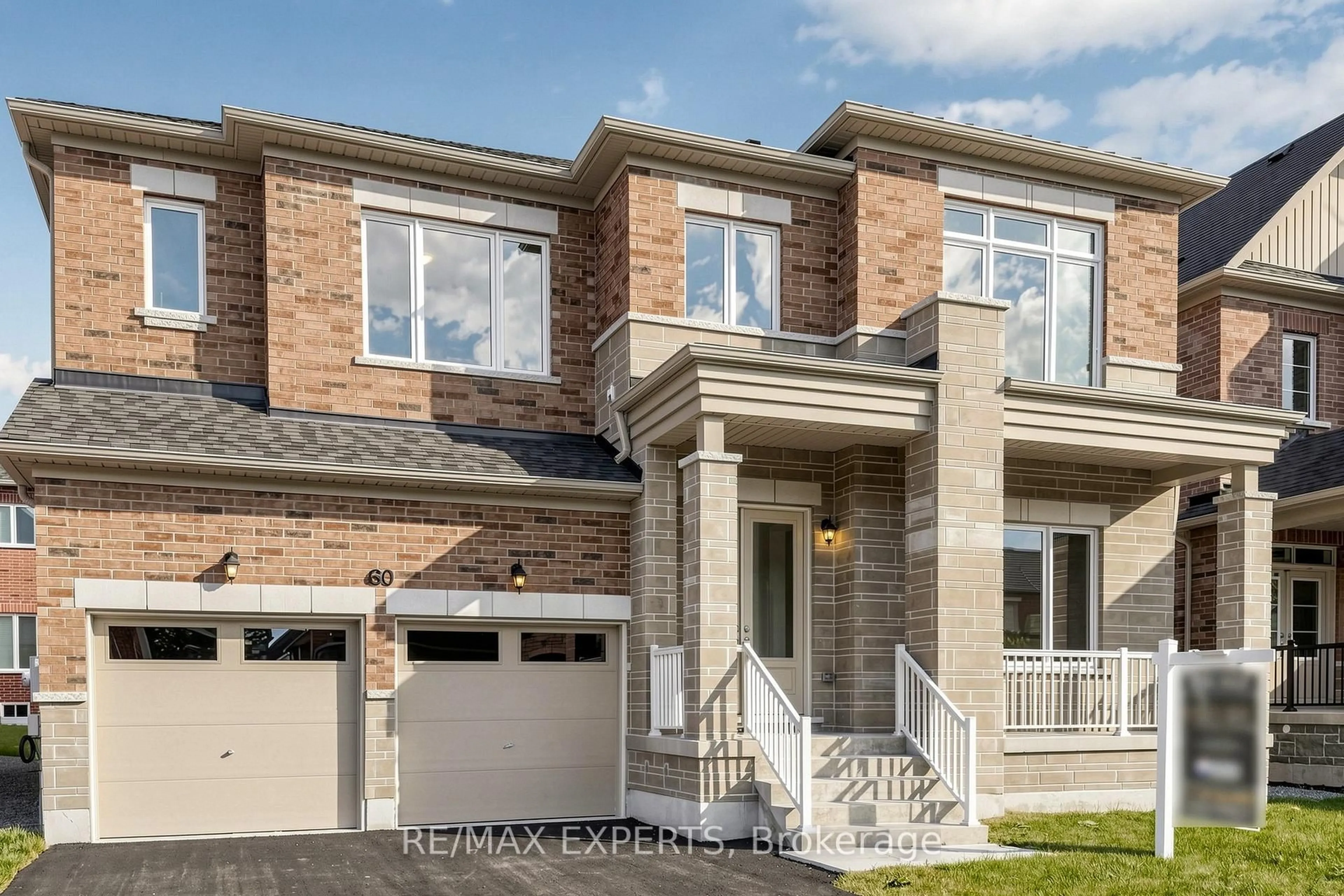 Home with brick exterior material, street for 60 Bud Leggett Cres, Georgina Ontario L4P 0S9