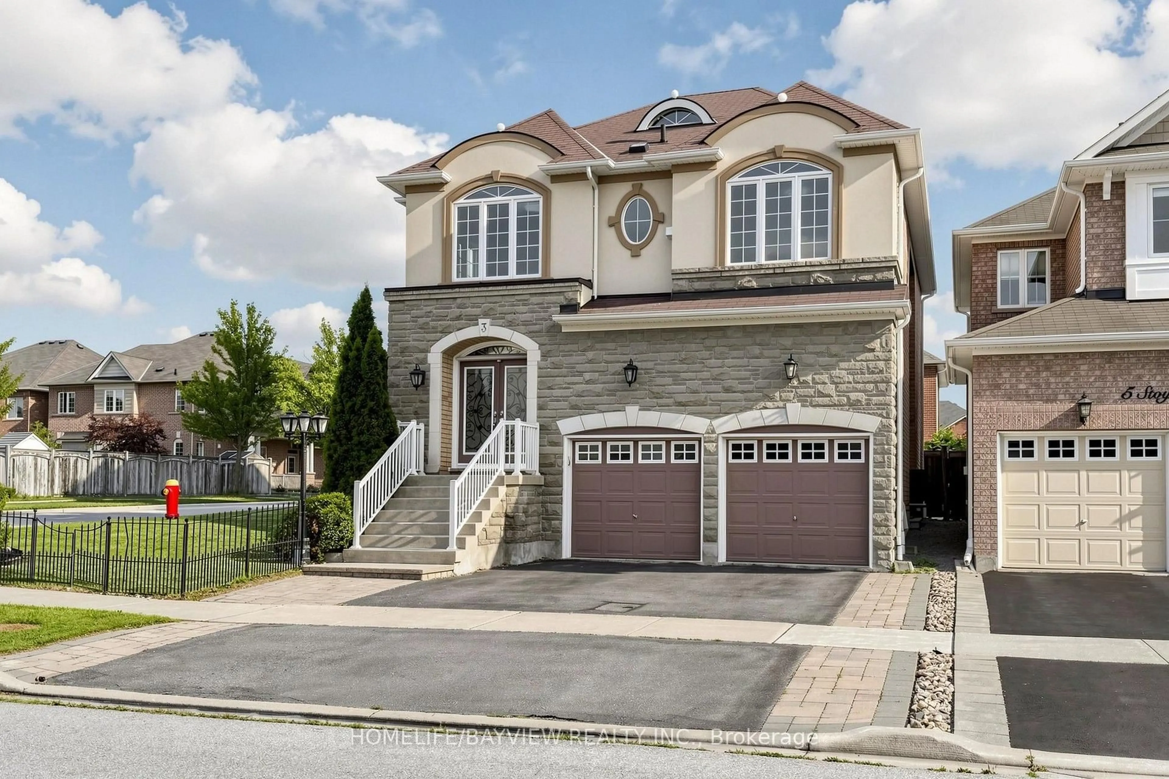 Home with brick exterior material, street for 3 Stoyell Dr, Richmond Hill Ontario L4E 0M6