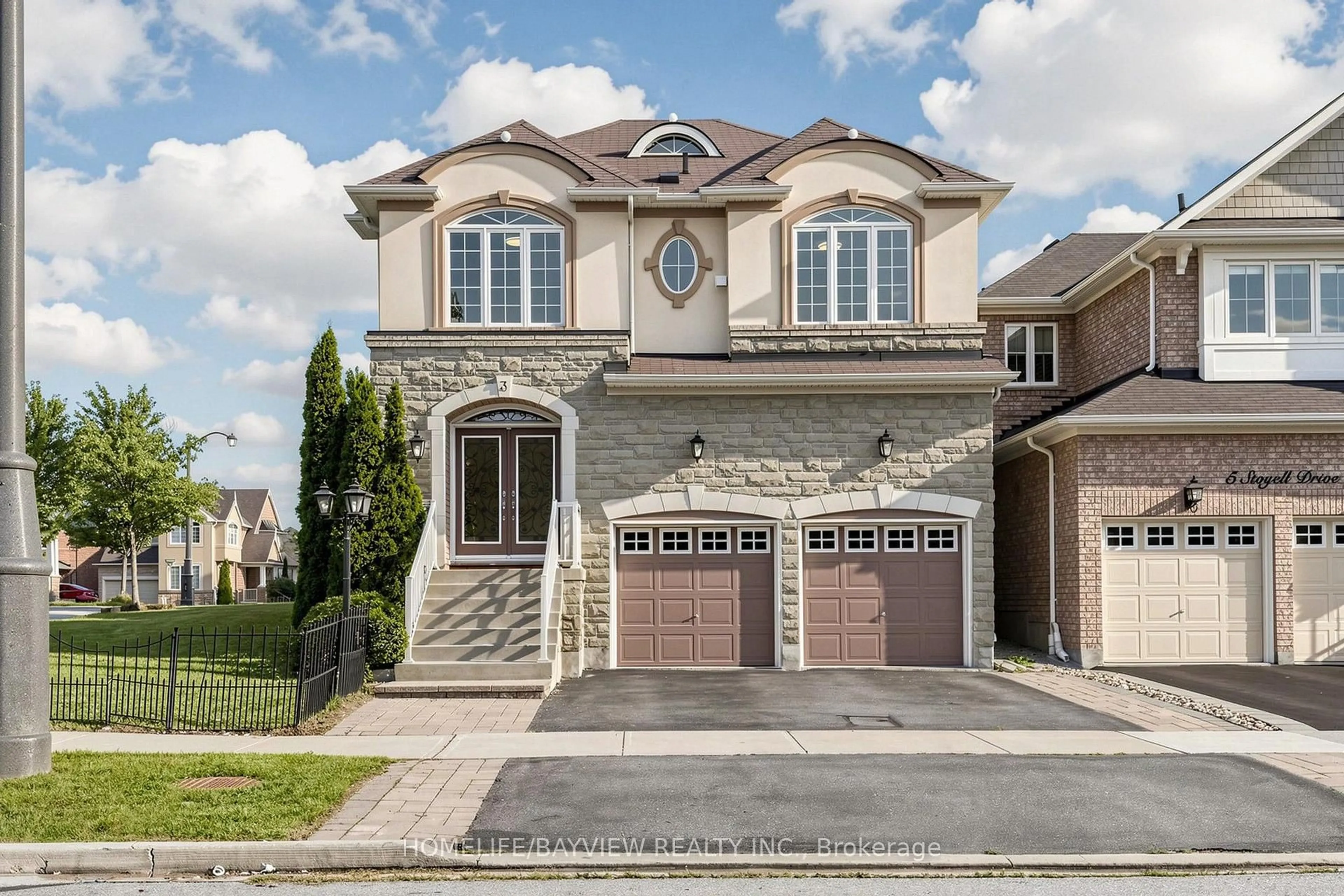 Home with brick exterior material, street for 3 Stoyell Dr, Richmond Hill Ontario L4E 0M6