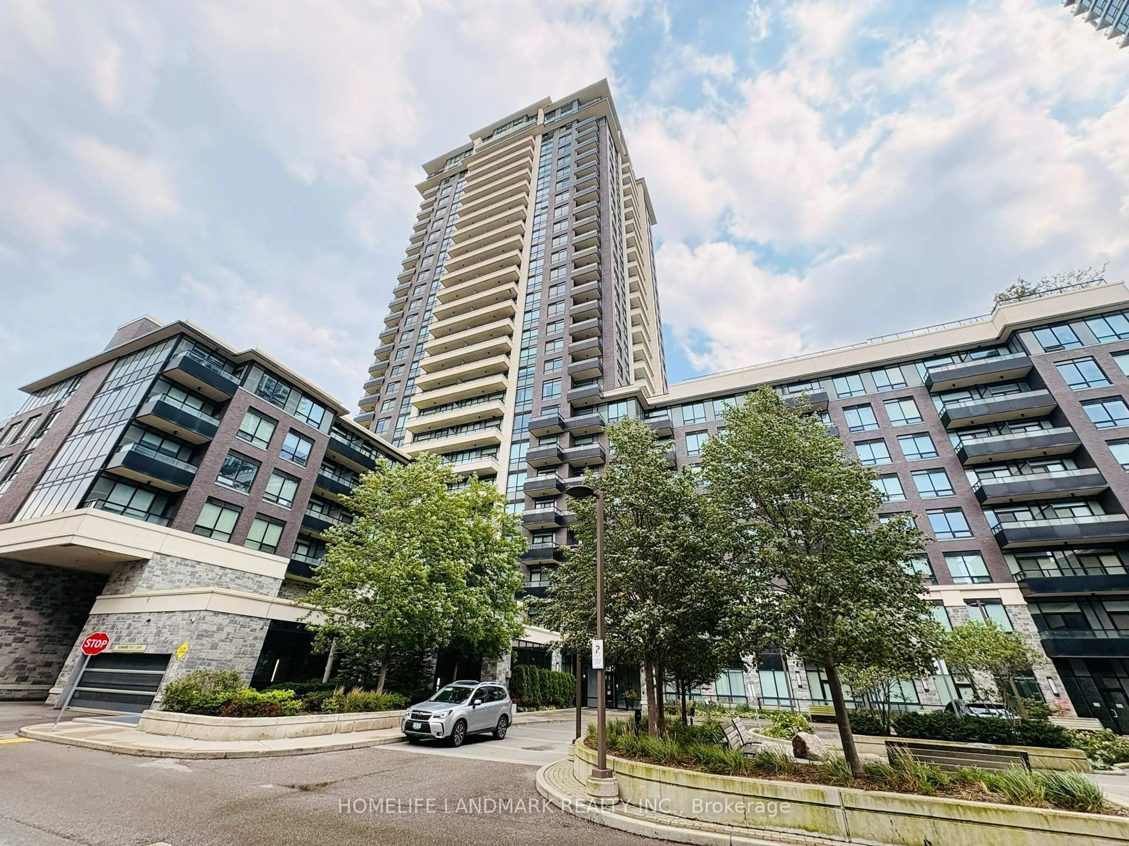 A pic from outside/outdoor area/front of a property/back of a property/a pic from drone, unknown for 15 Water Walk Dr #1102, Markham Ontario L6G 0G2