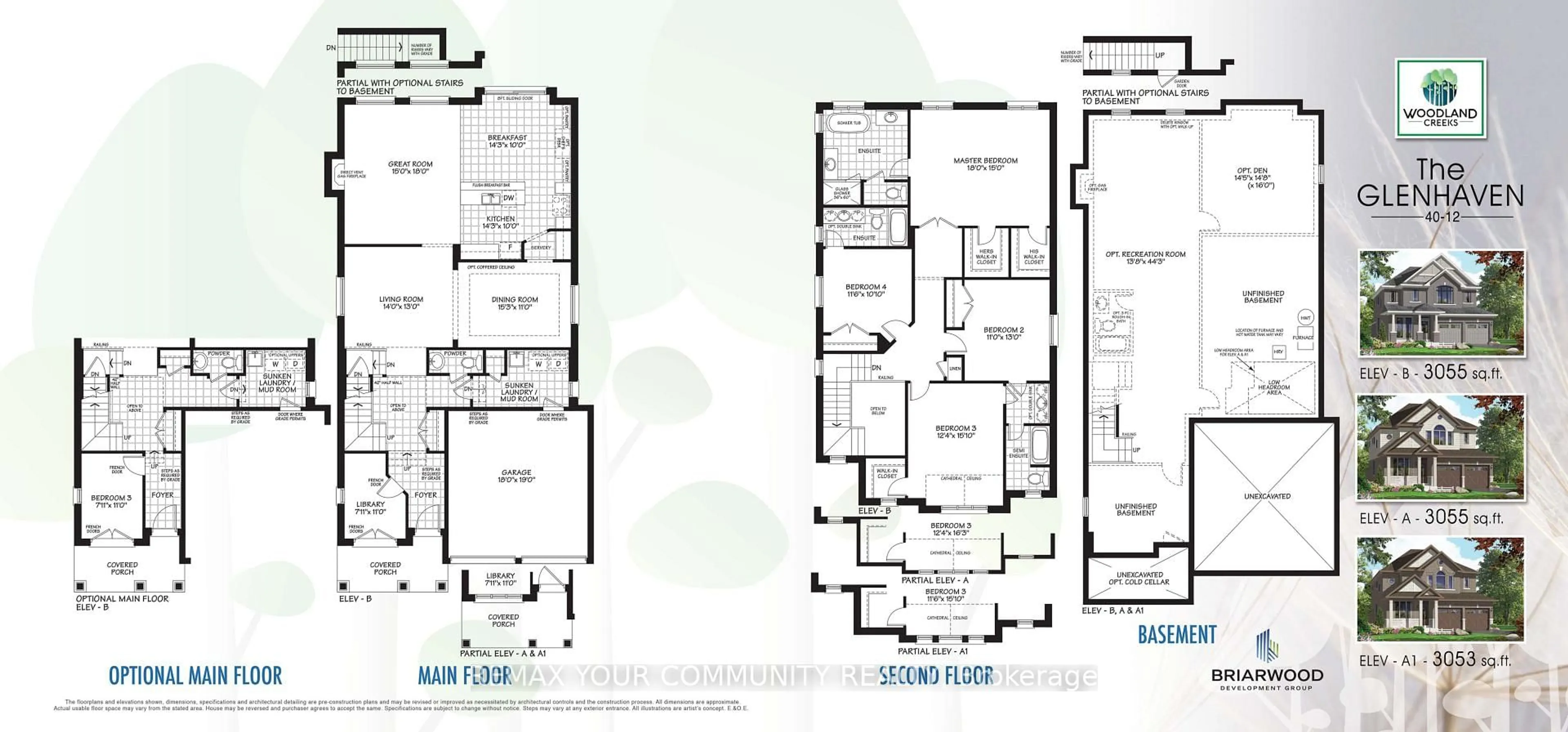 Floor plan for 32 Baycroft Blvd, Essa Ontario L0M 1B5