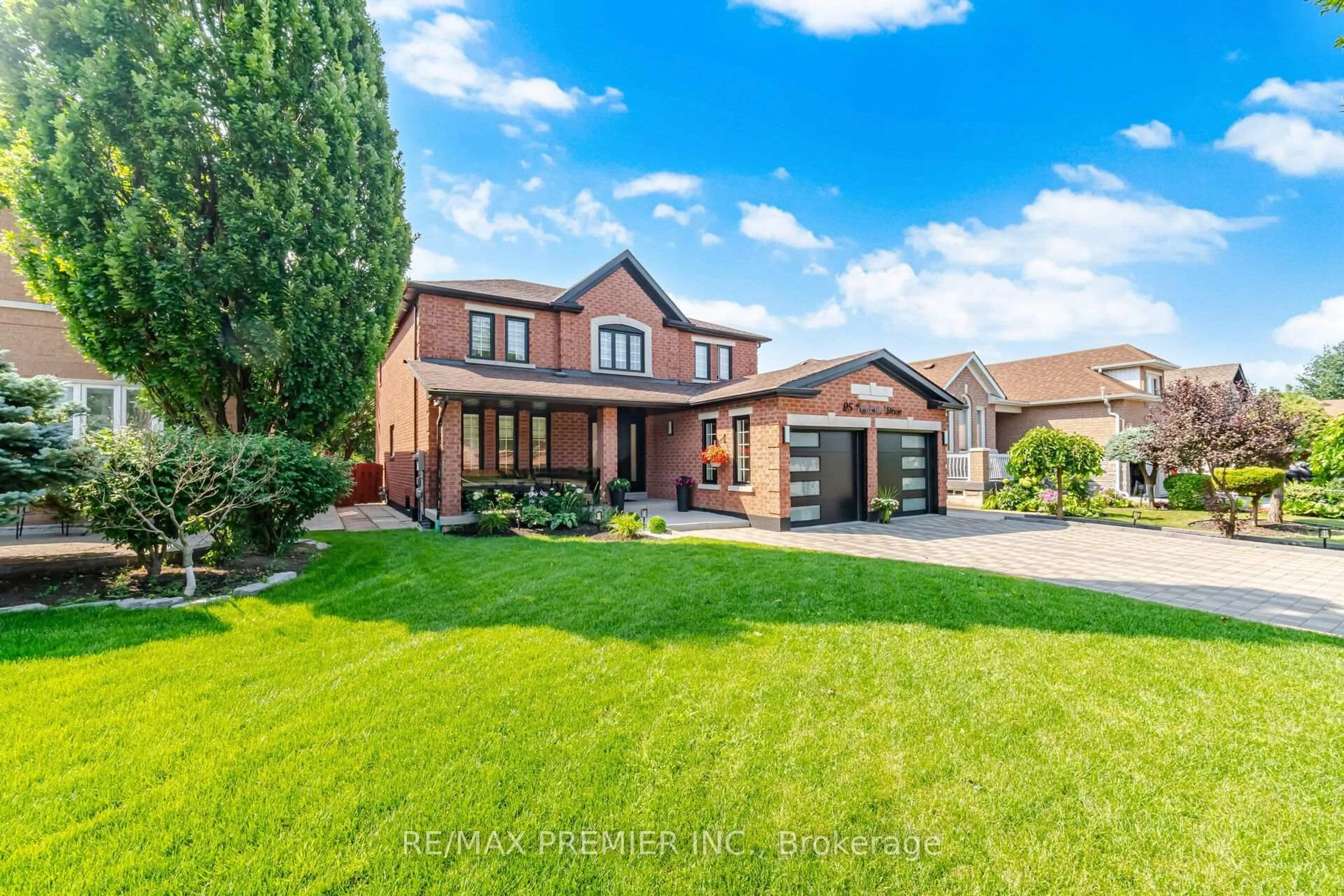 Home with brick exterior material, street for 95 Hudson Dr, Vaughan Ontario L6A 1X4