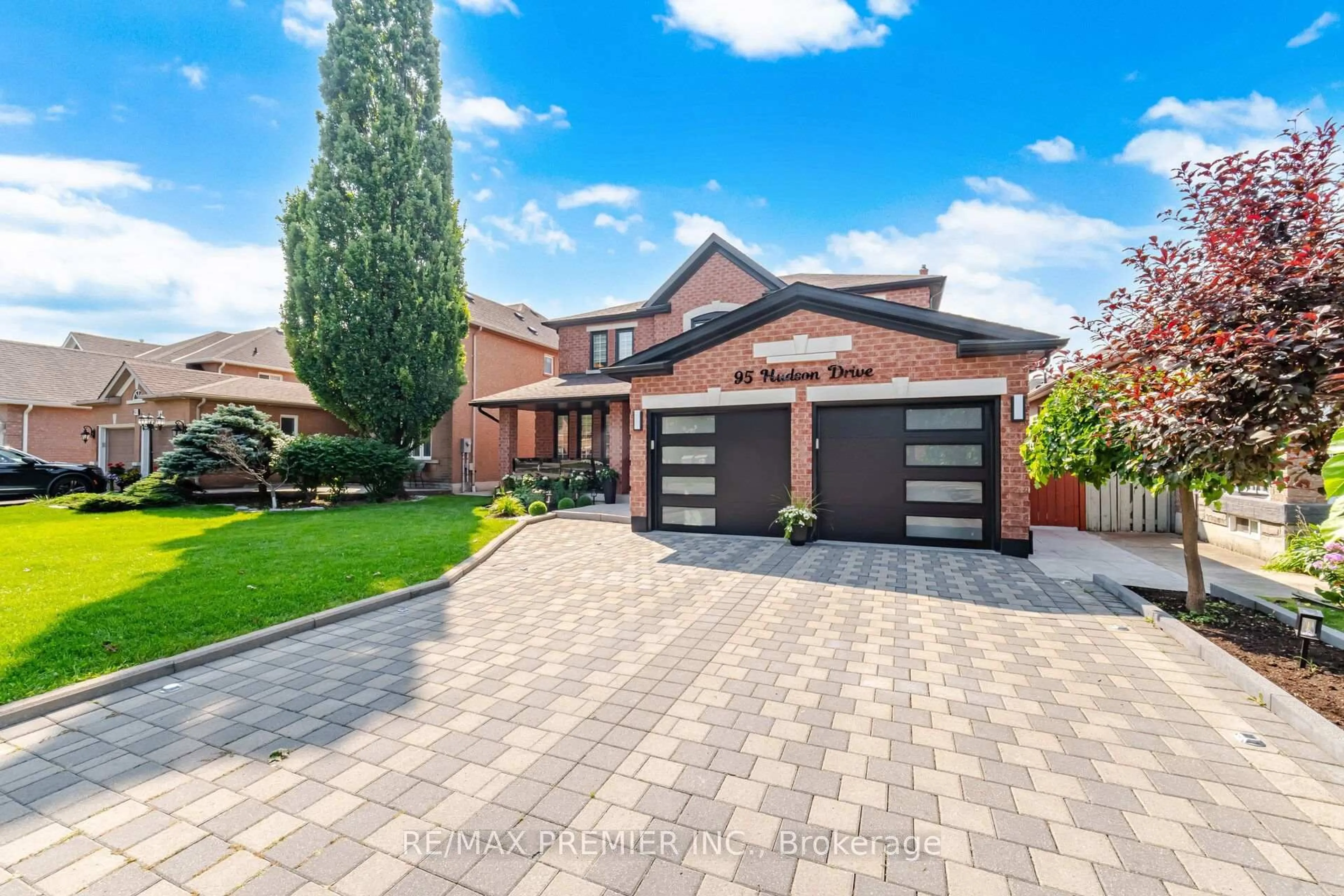 Home with brick exterior material, street for 95 Hudson Dr, Vaughan Ontario L6A 1X4
